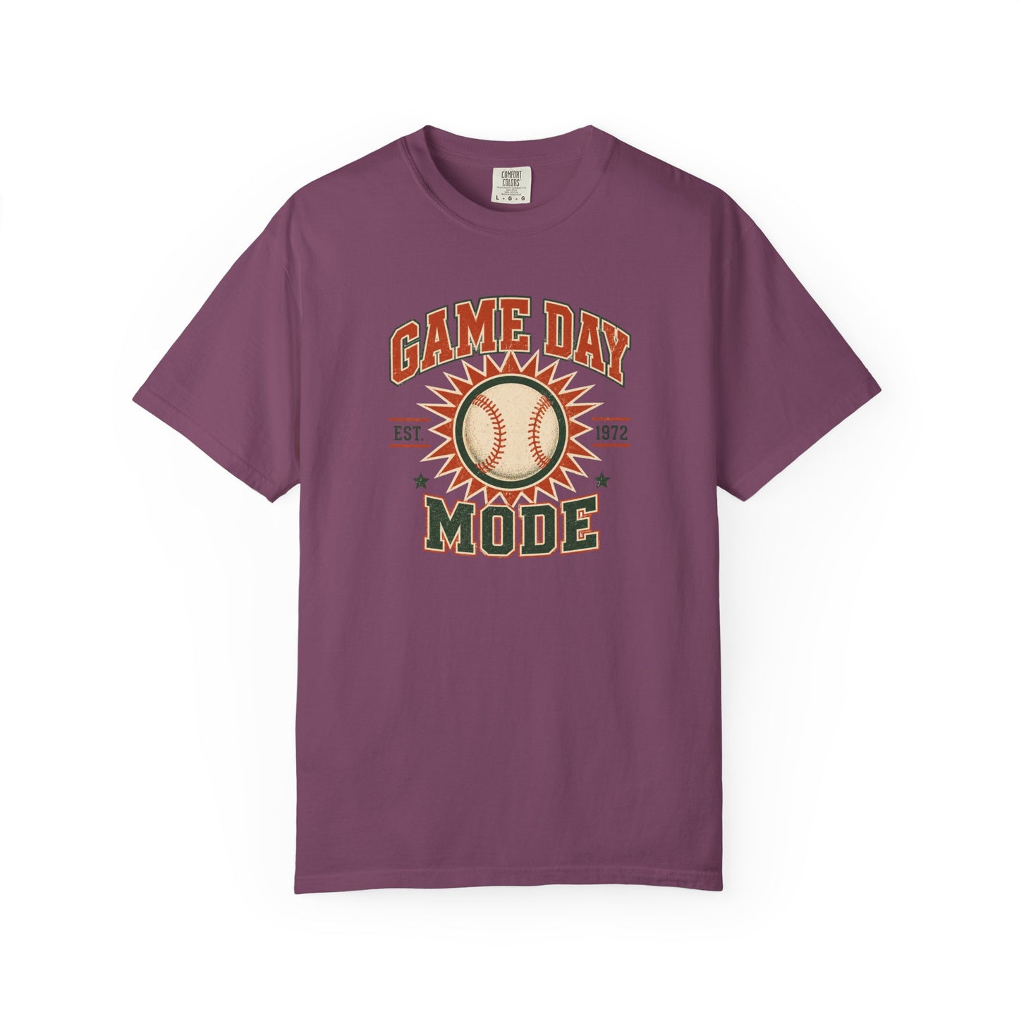 Game Day Mode Baseball T-Shirt | Vintage Retro Sports Graphic Tee