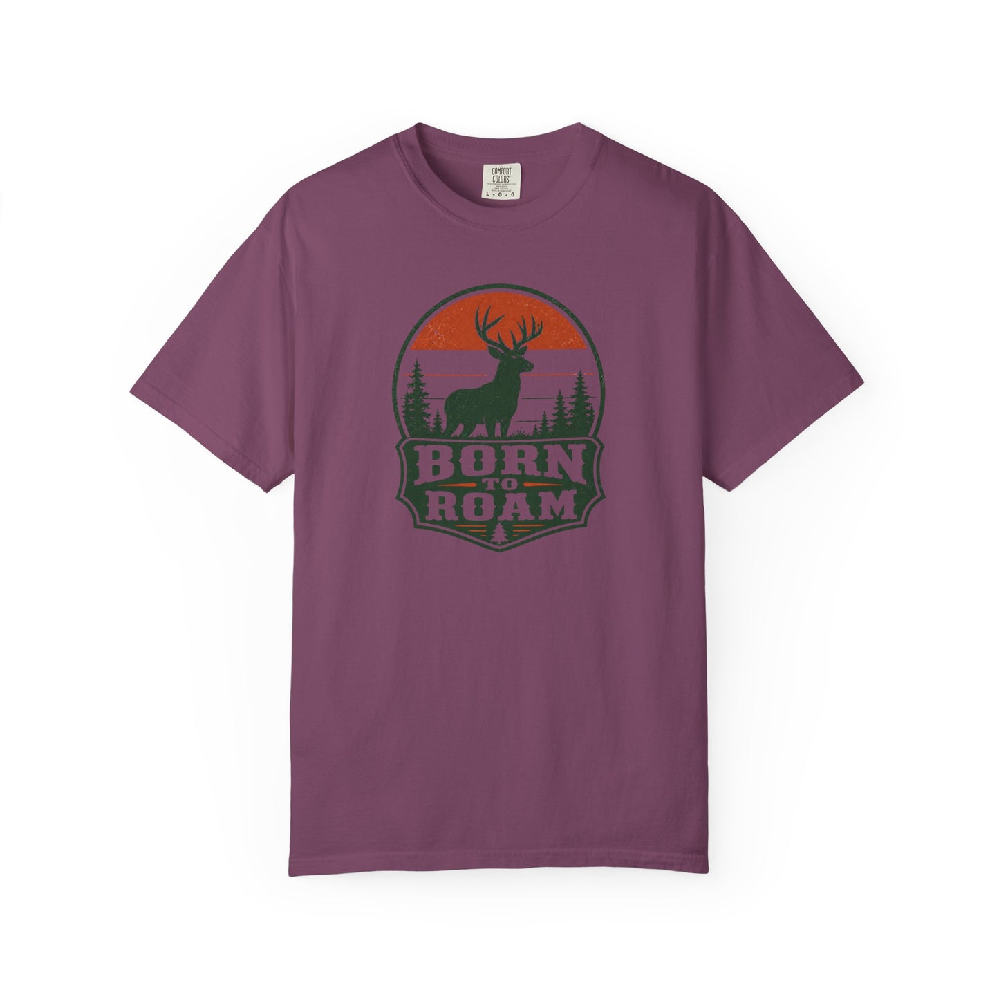 Born to Roam Shirt – Vintage Deer Outdoor Graphic Tee