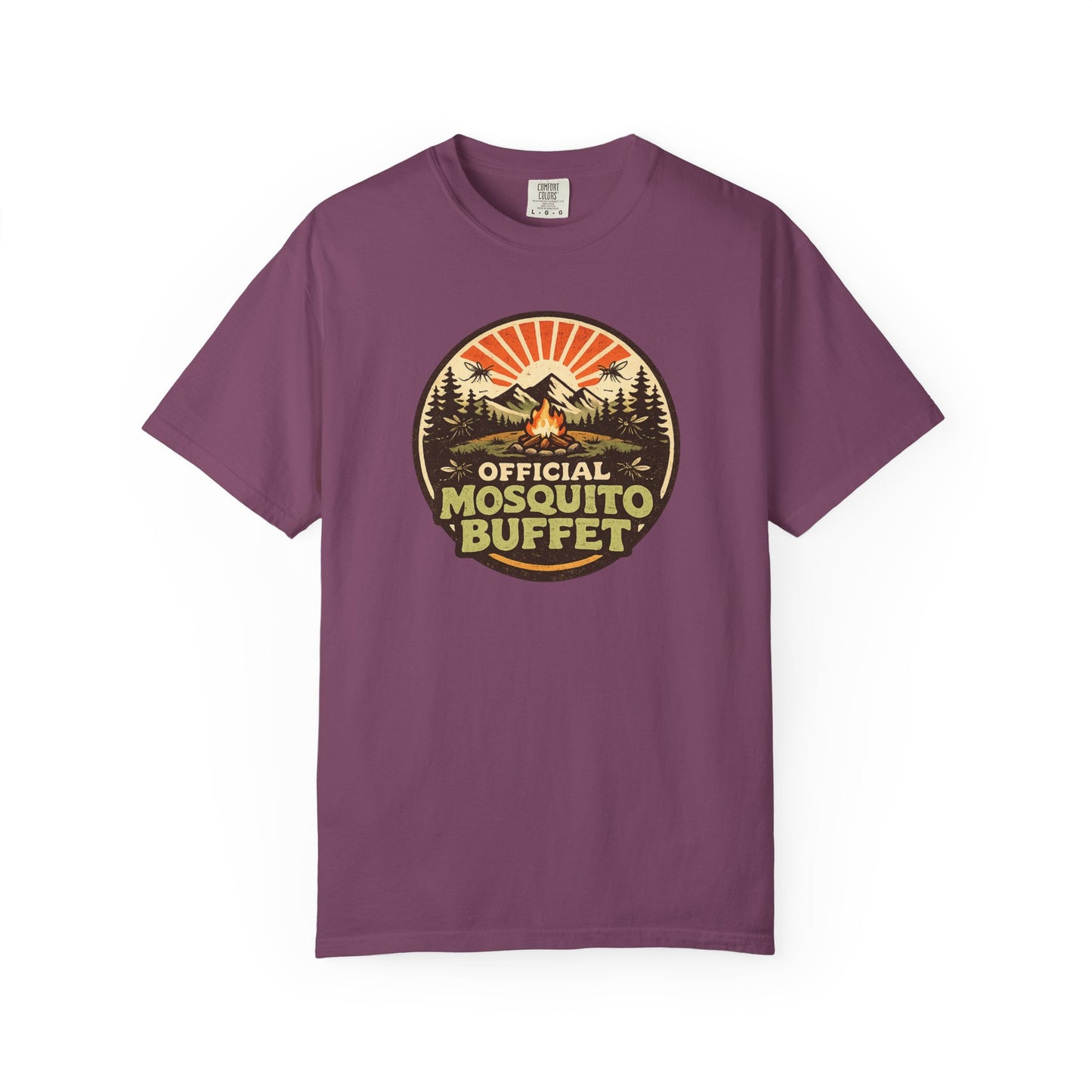 Official Mosquito Buffet T-Shirt | Funny Vintage Camping Graphic Tee