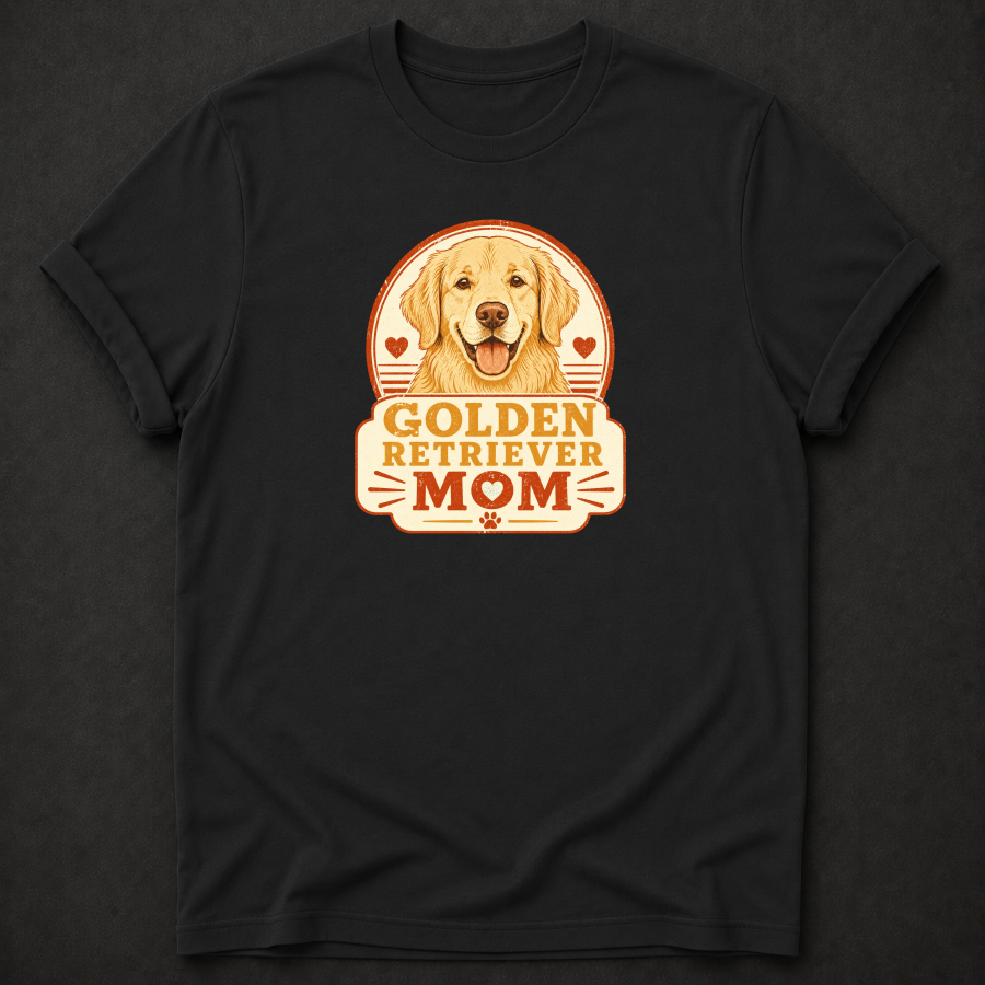 Golden Retriever Mom T-Shirt – Dog Mom Graphic Tee