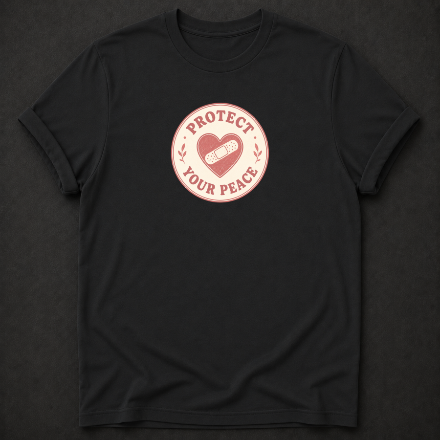 Protect Your Peace T-Shirt – Mental Health Wellness Graphic Tee