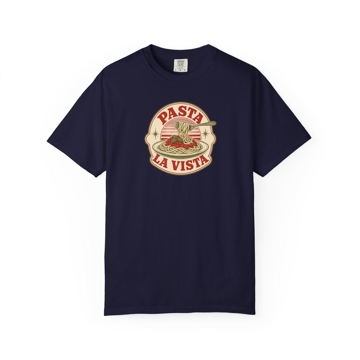 Pasta La Vista T-Shirt | Funny Vintage Italian Food Graphic Tee