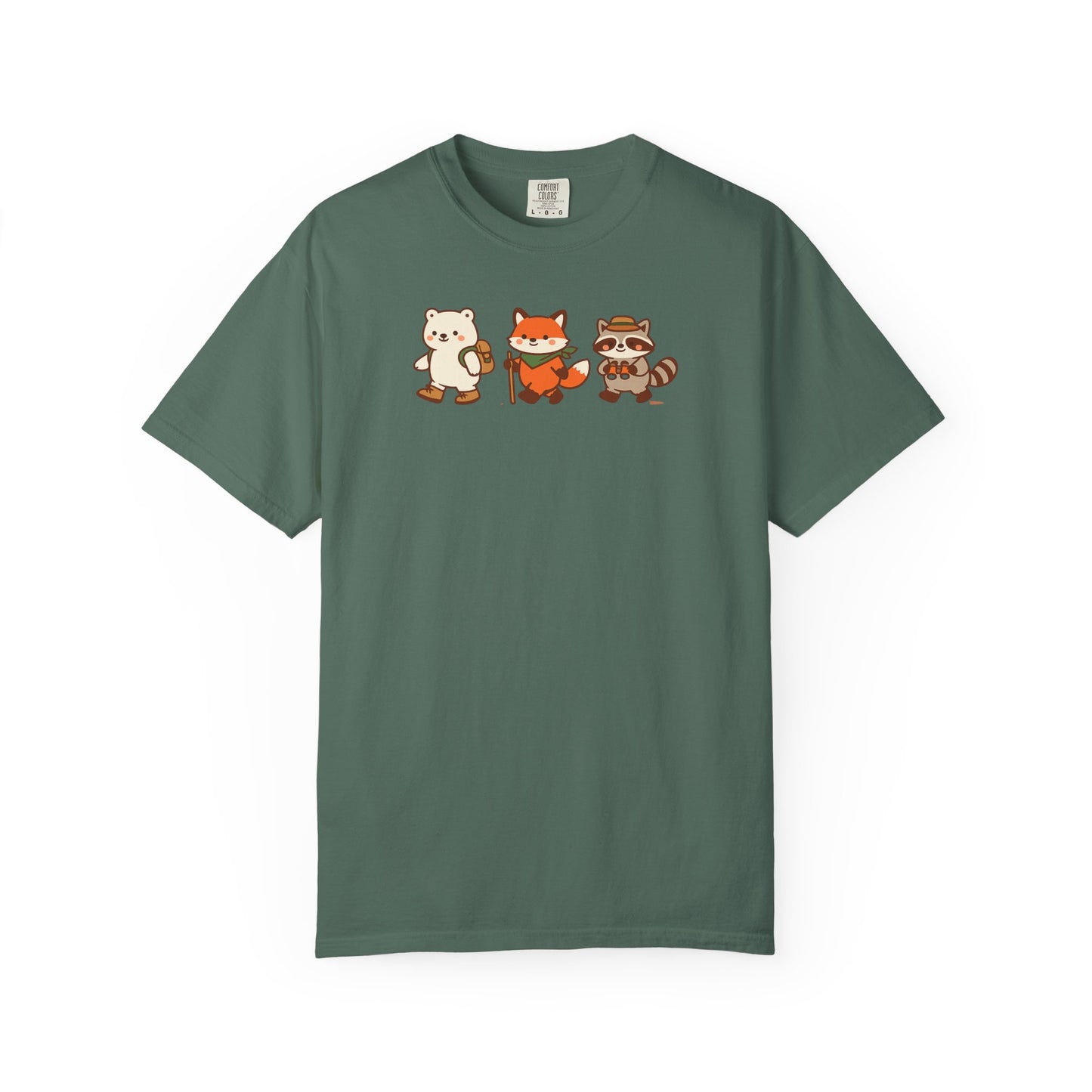 Trail Buddies – Cute Woodland Hiking T-Shirt