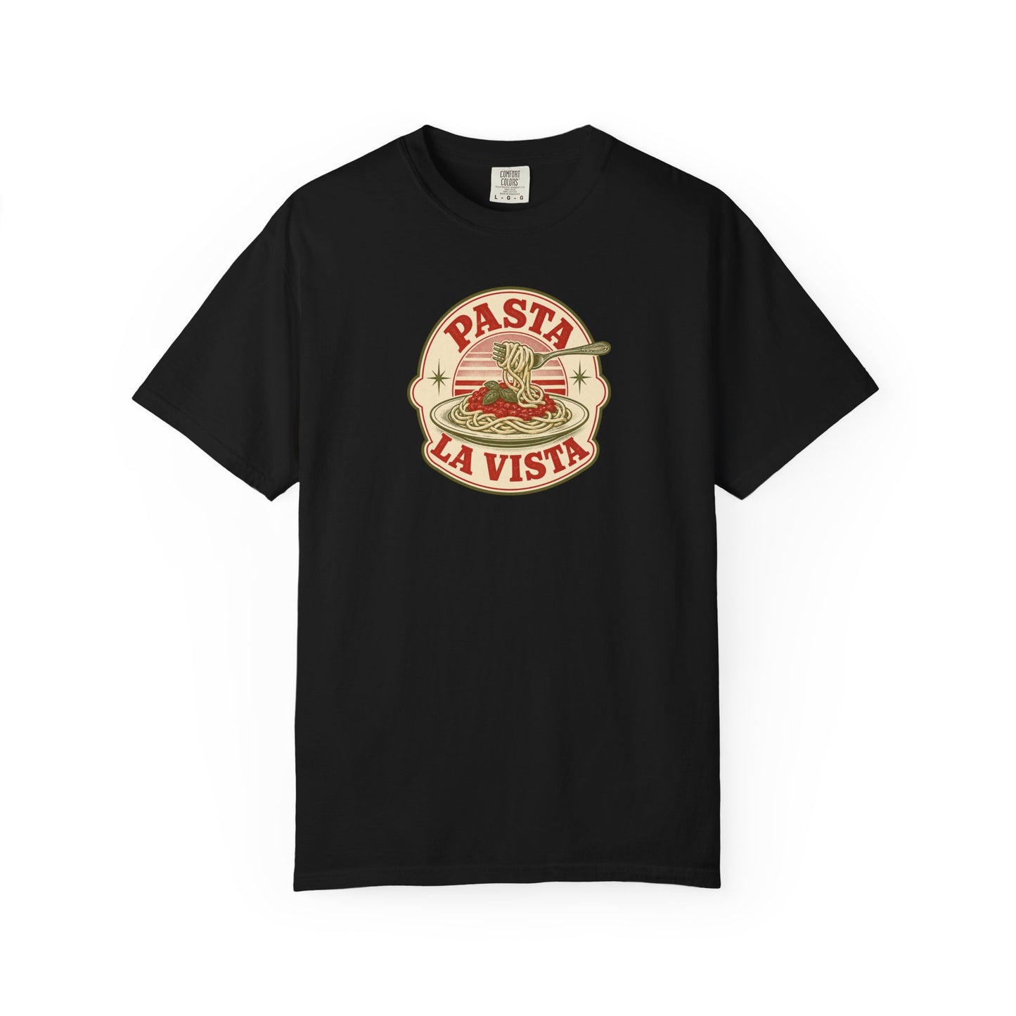 Pasta La Vista T-Shirt | Funny Vintage Italian Food Graphic Tee