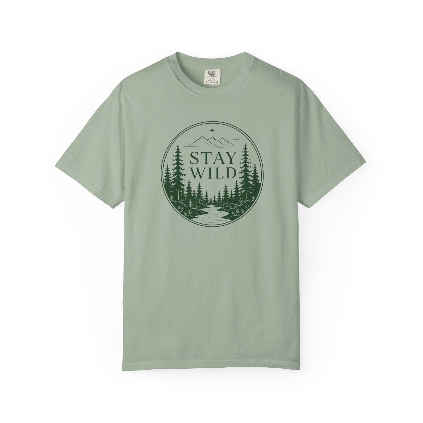 Stay Wild Shirt – Vintage Mountain and Forest Outdoor T-Shirt