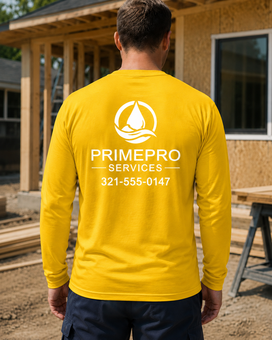 Custom T-Shirt Long Sleeve with Your Design - Upload Your Logo