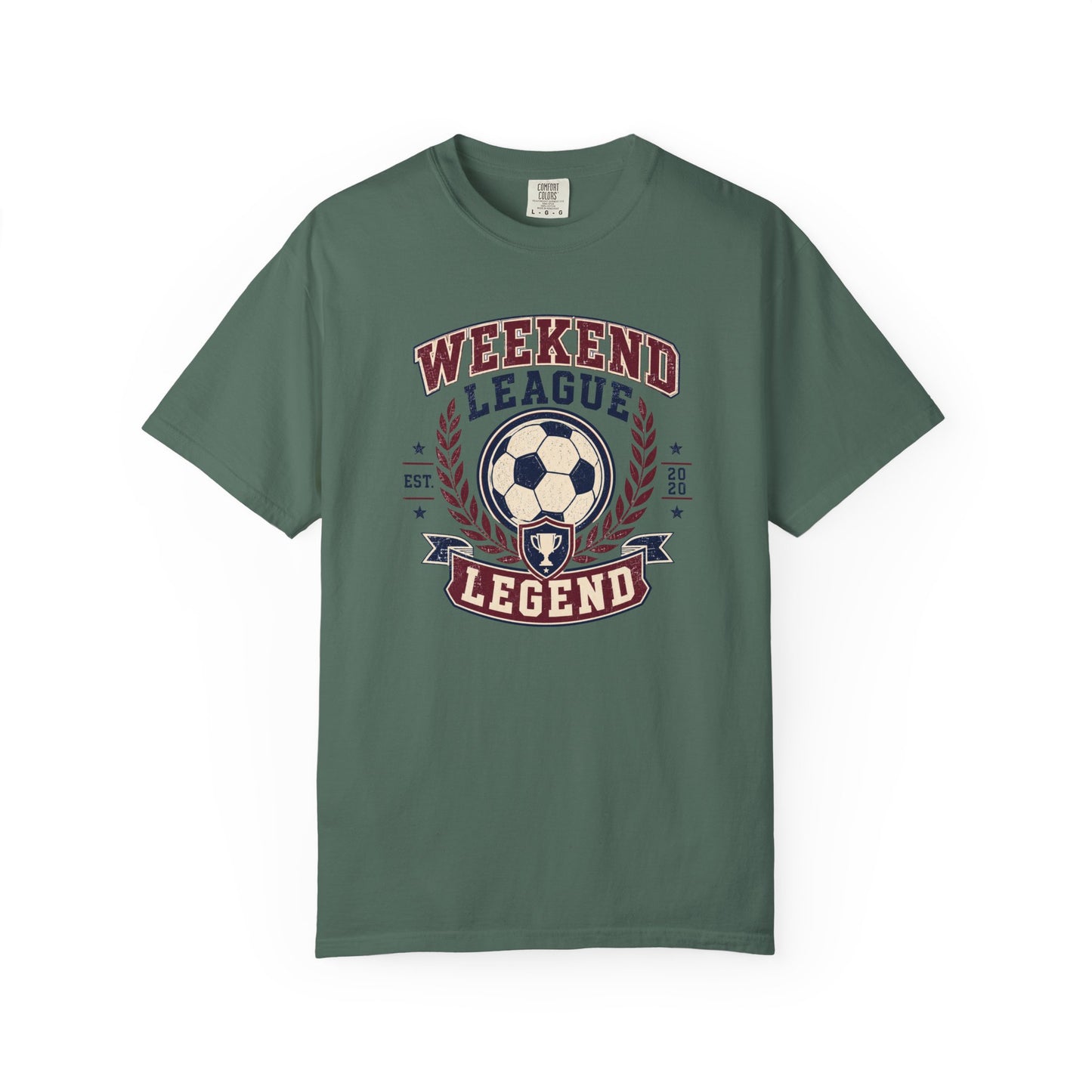 Weekend League Legend Soccer T-Shirt | Vintage Collegiate Soccer Graphic Tee