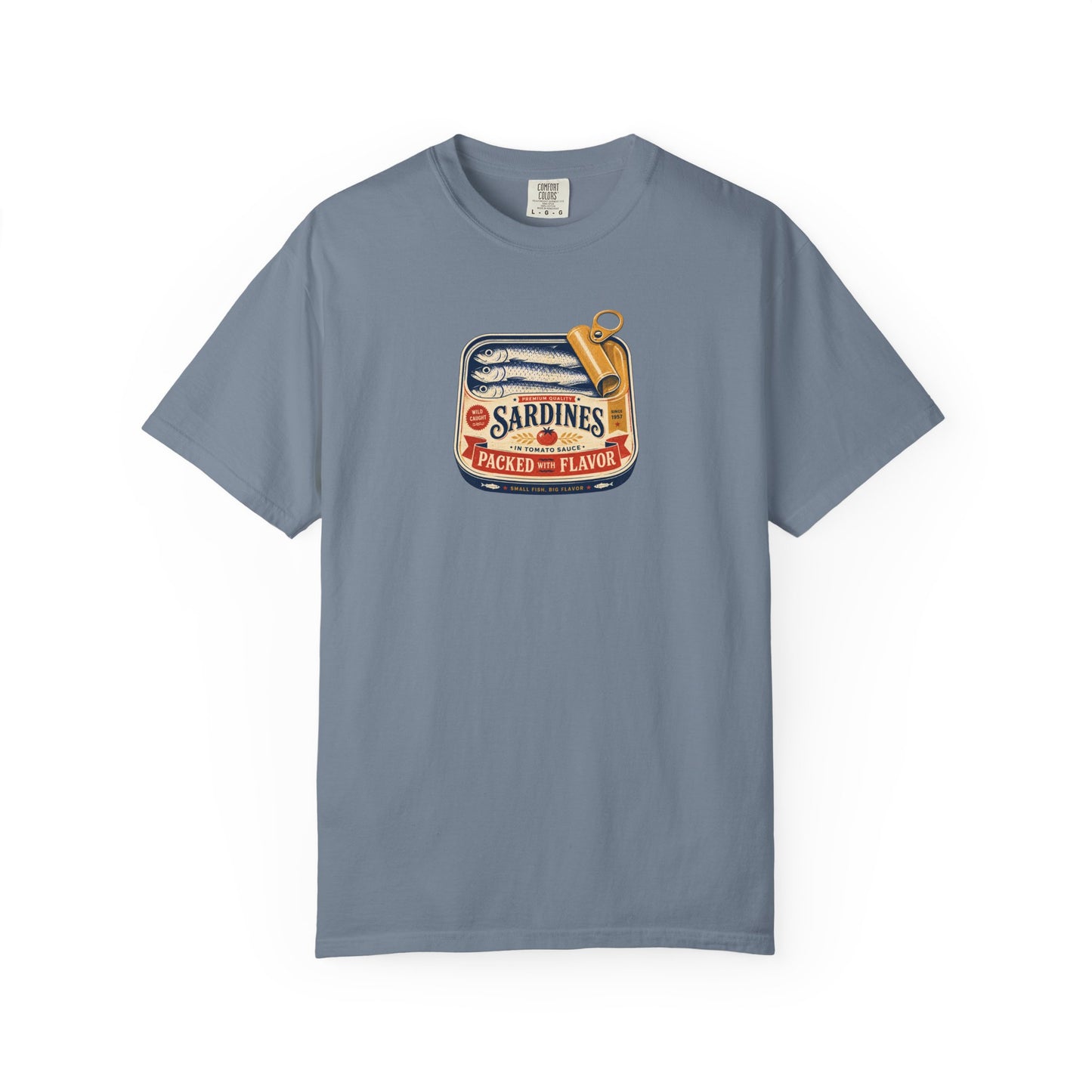 Vintage Sardines Shirt – Retro Tinned Fish Graphic Tee