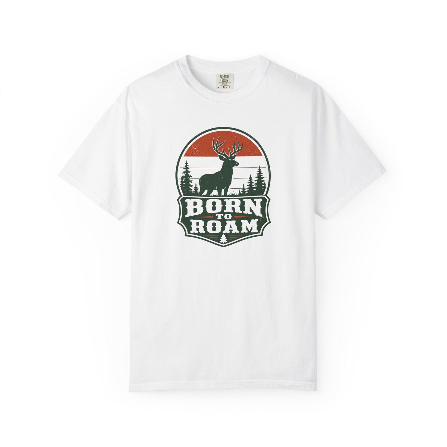 Born to Roam Shirt – Vintage Deer Outdoor Graphic Tee