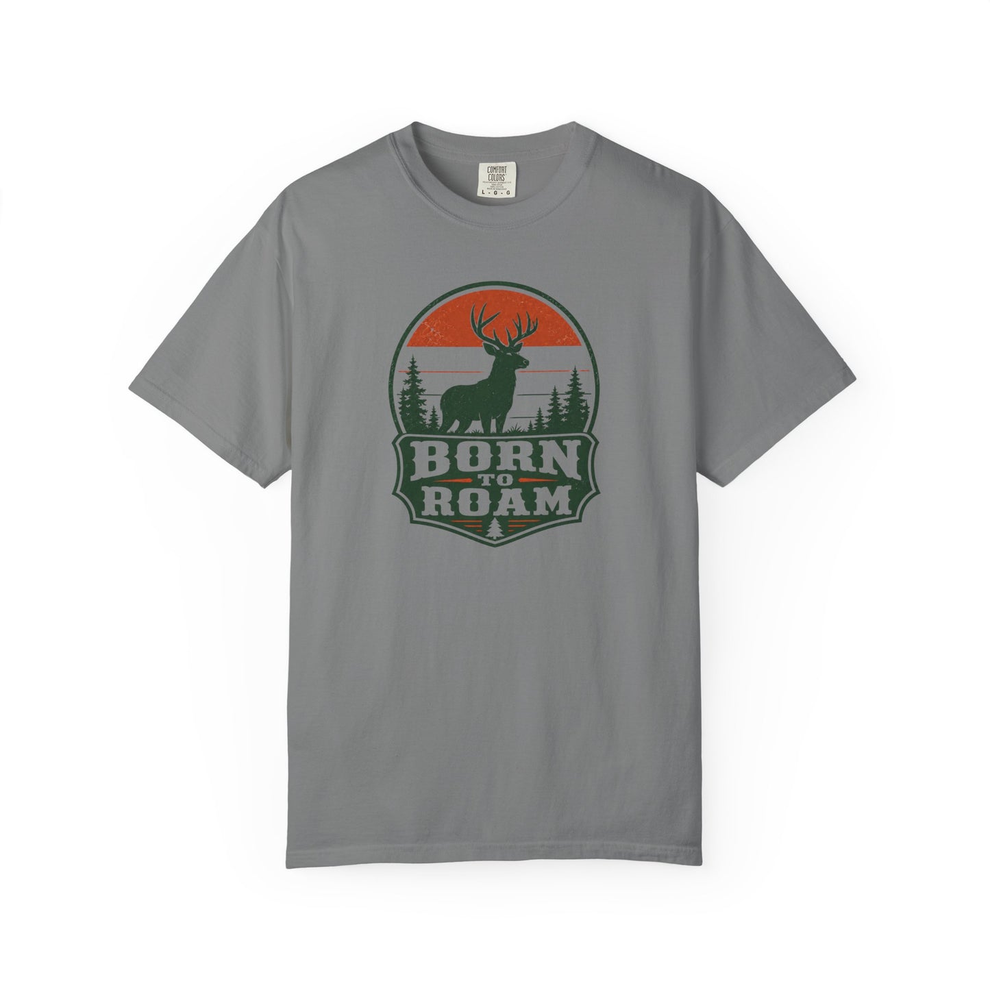 Born to Roam Shirt – Vintage Deer Outdoor Graphic Tee