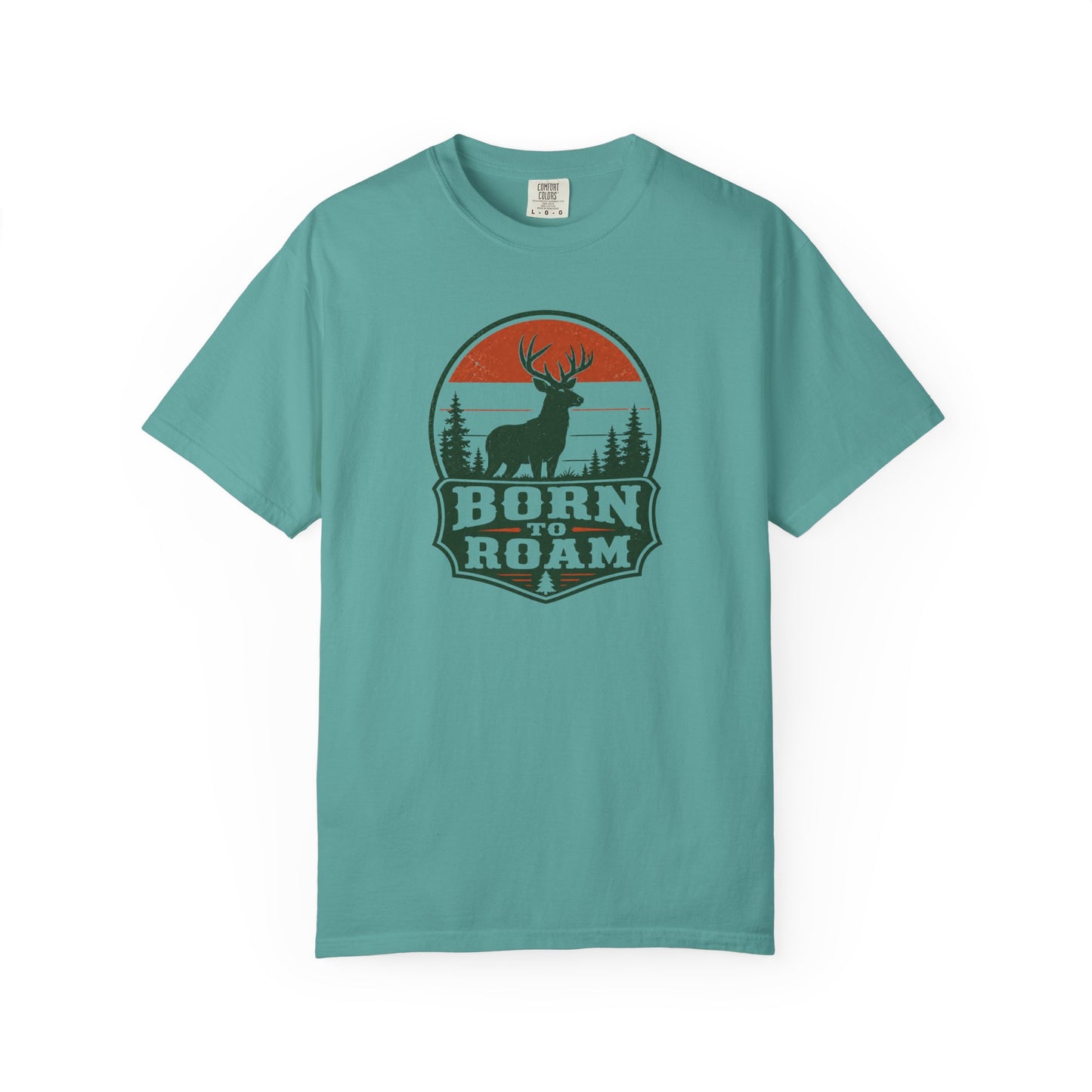 Born to Roam Shirt – Vintage Deer Outdoor Graphic Tee