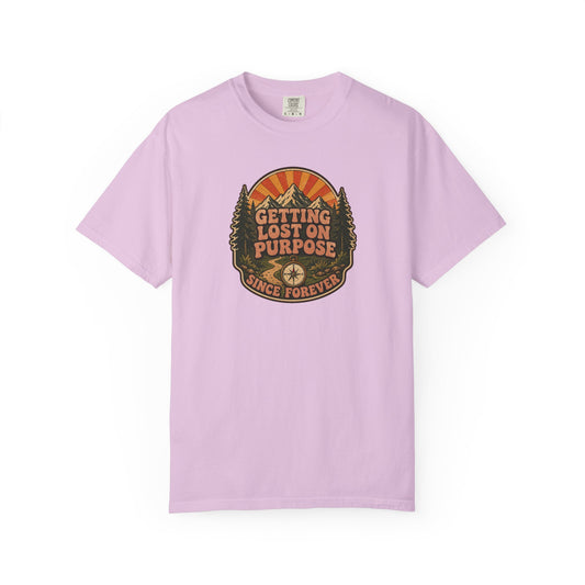 Getting Lost On Purpose Since Forever T-Shirt product mockup