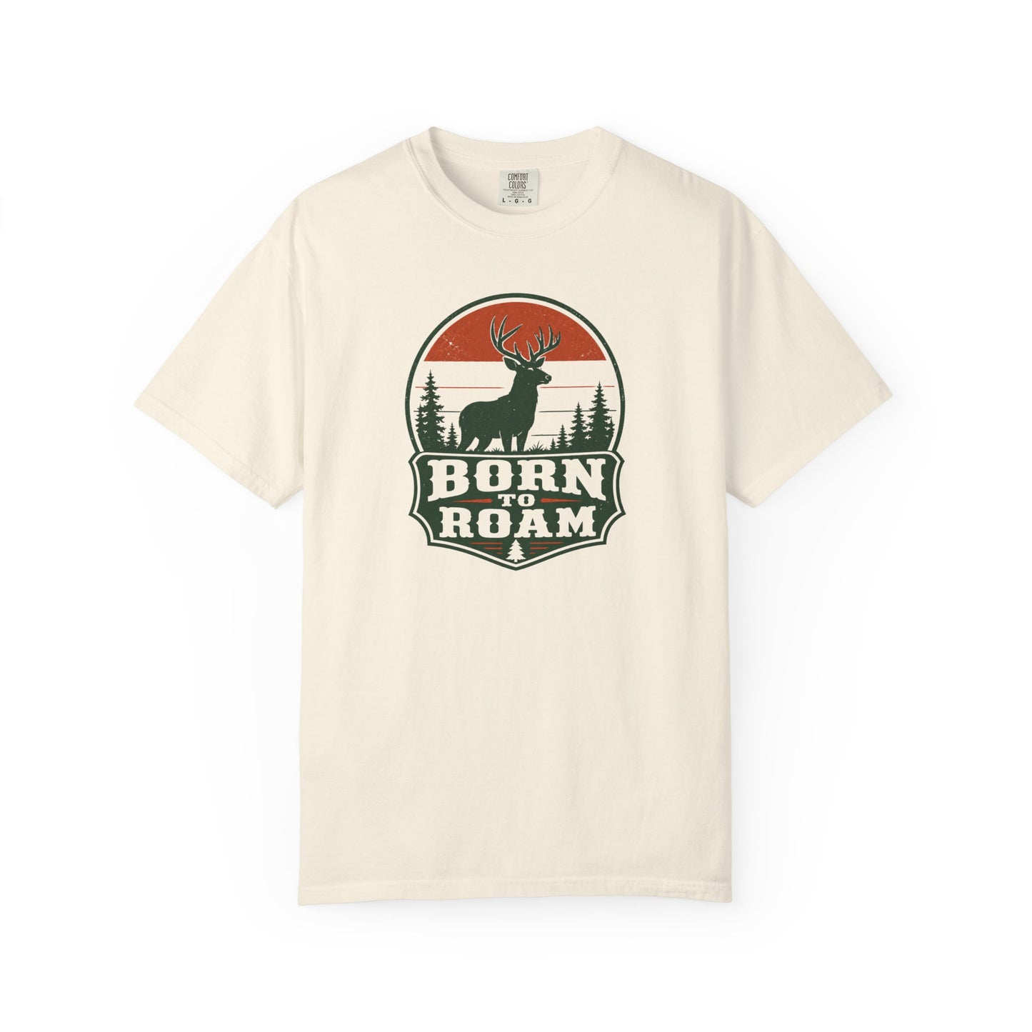 Born to Roam Shirt – Vintage Deer Outdoor Graphic Tee