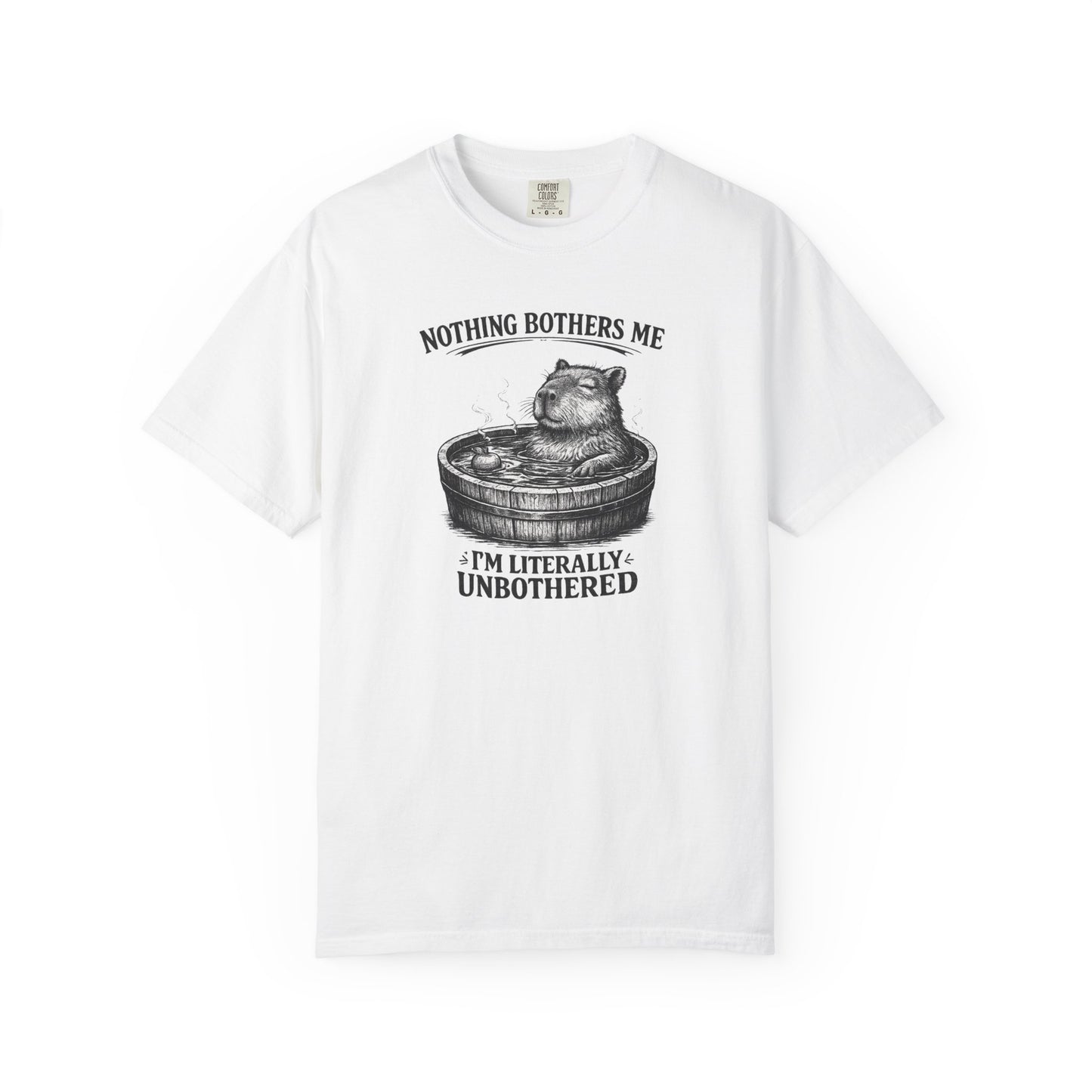 Unbothered Cat T-Shirt — "Nothing Bothers Me, I'm Literally Unbothered" Graphic Tee