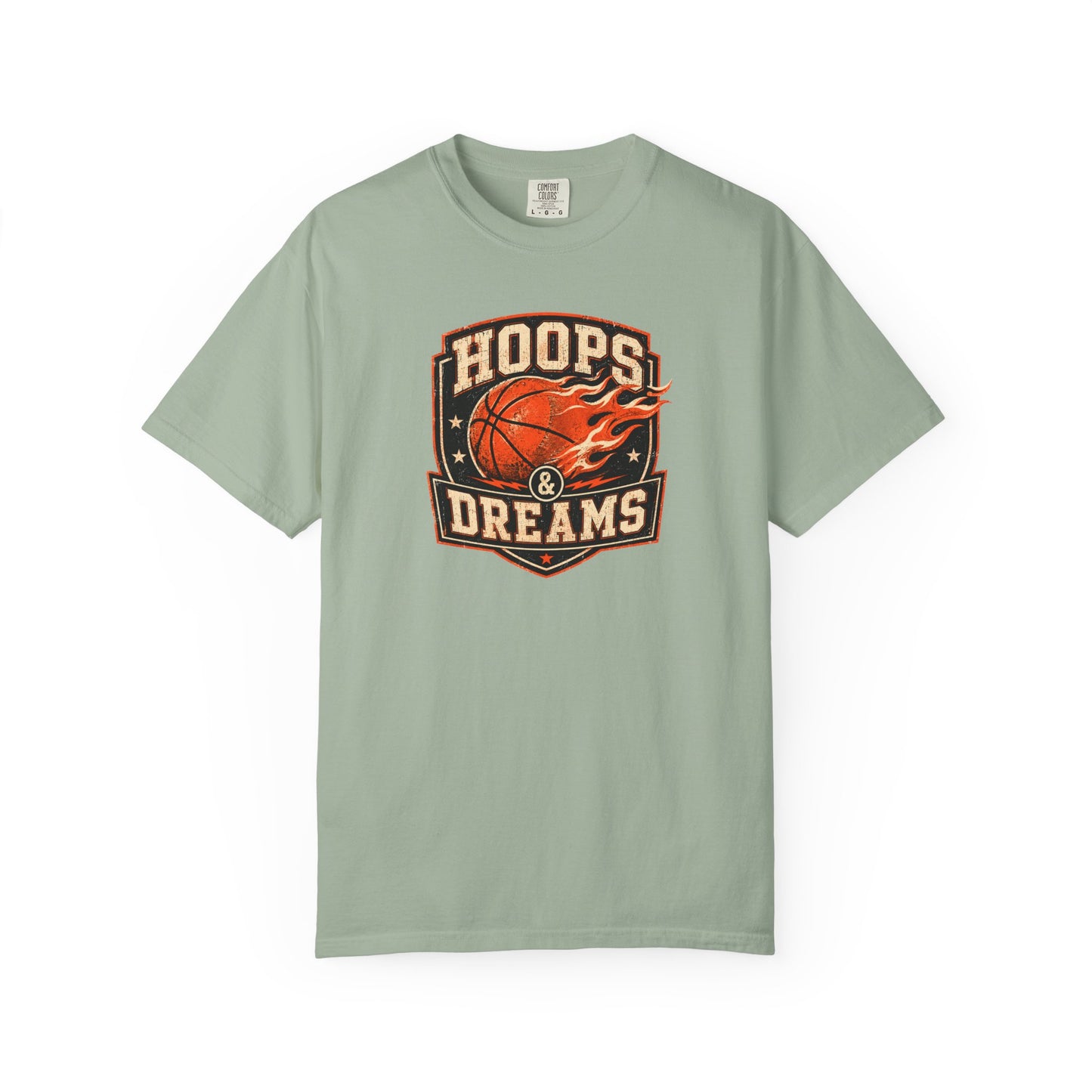 Hoops and Dreams Basketball T-Shirt | Vintage Retro Sports Graphic Tee