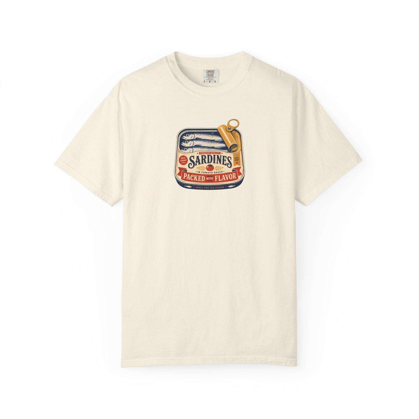 Vintage Sardines Shirt – Retro Tinned Fish Graphic Tee