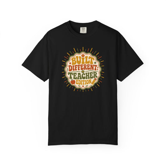 Built Different Teacher Edition Shirt – Retro Teacher T-Shirt