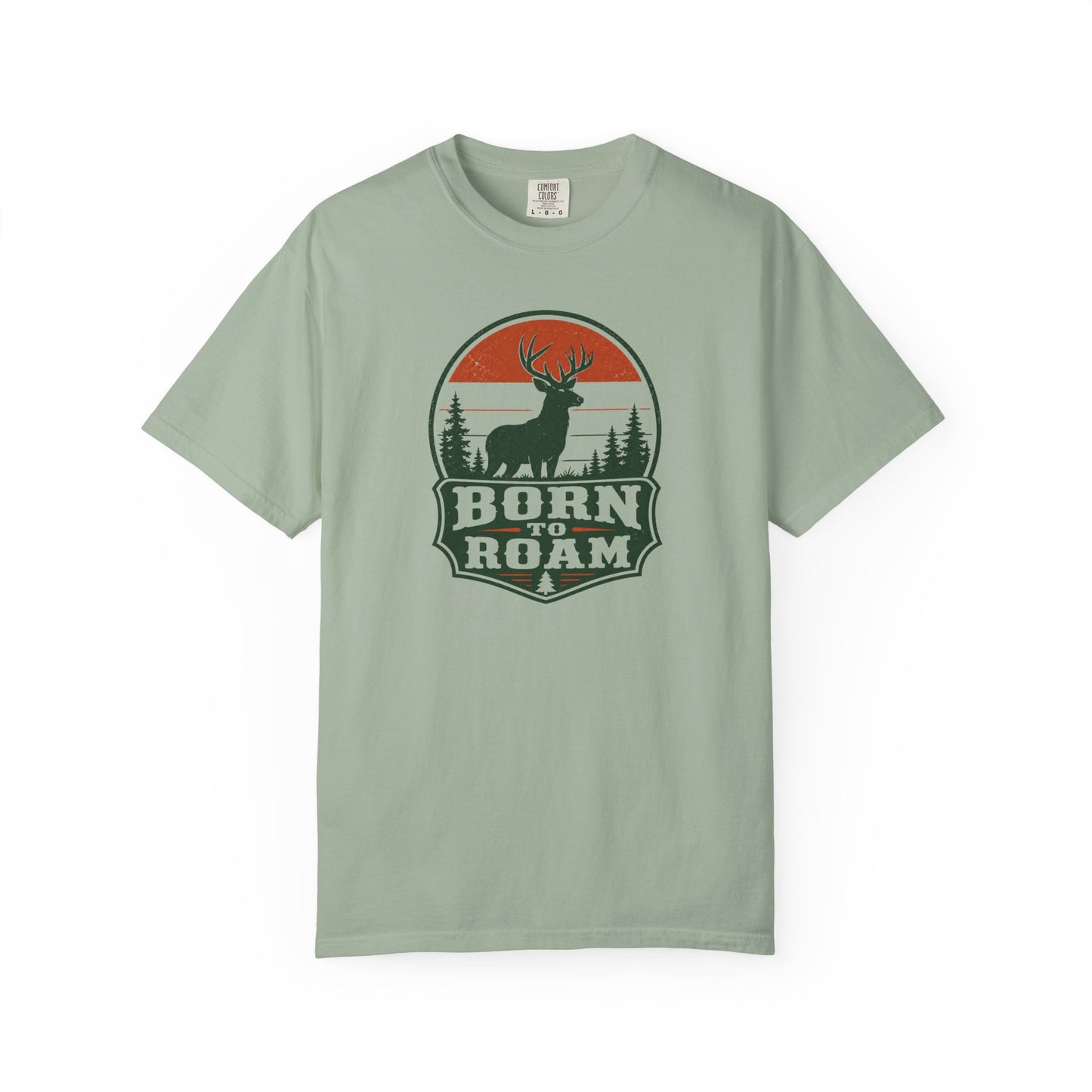Born to Roam Shirt – Vintage Deer Outdoor Graphic Tee