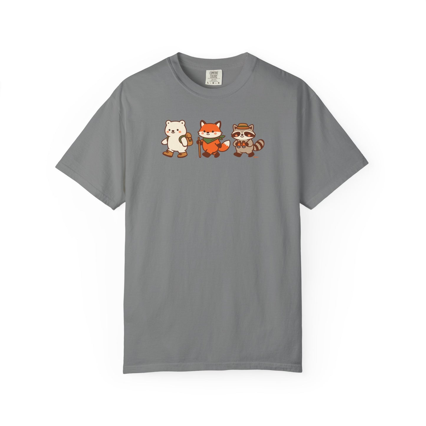 Trail Buddies – Cute Woodland Hiking T-Shirt