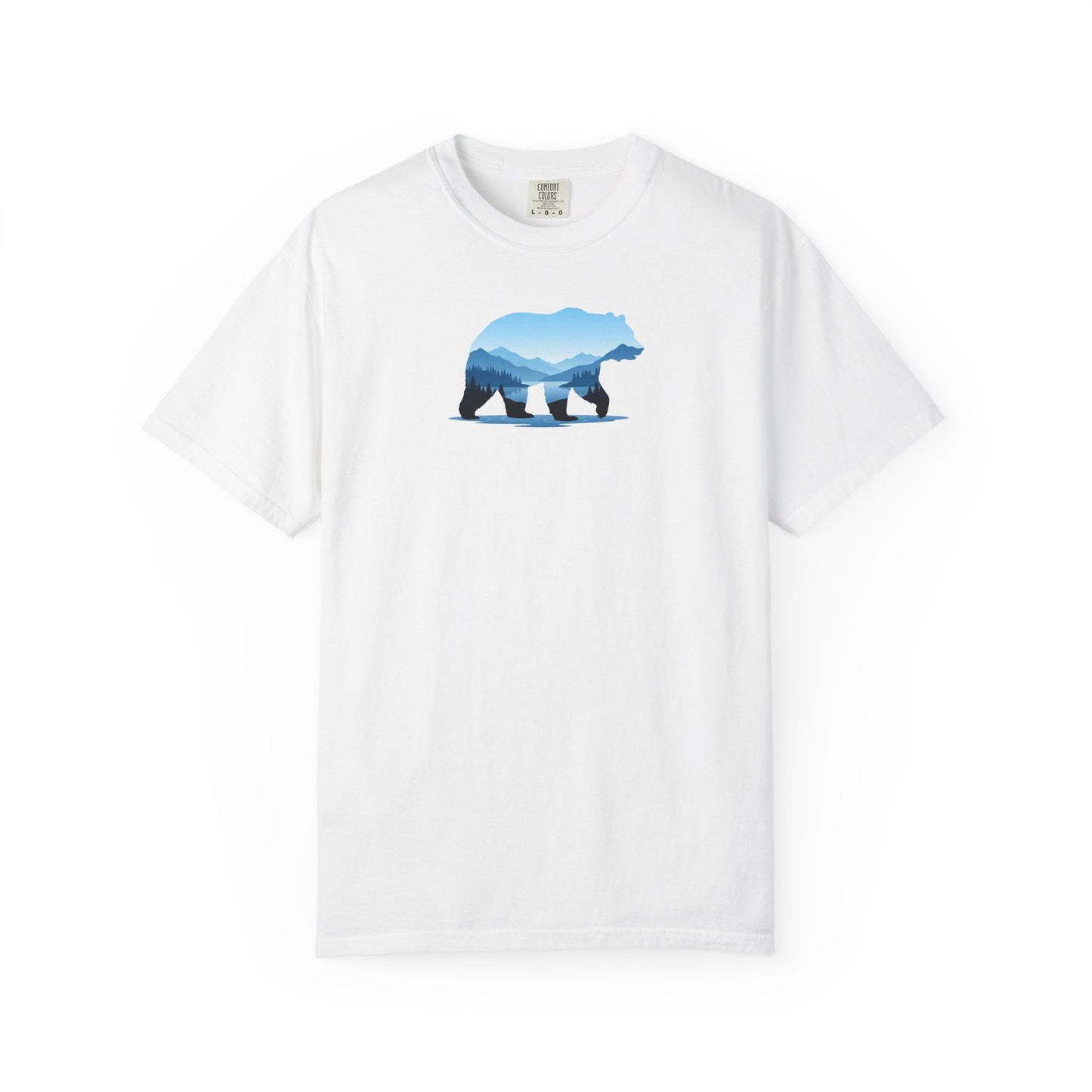 Bear Mountain Double Exposure T-Shirt | Wildlife Nature Graphic Tee