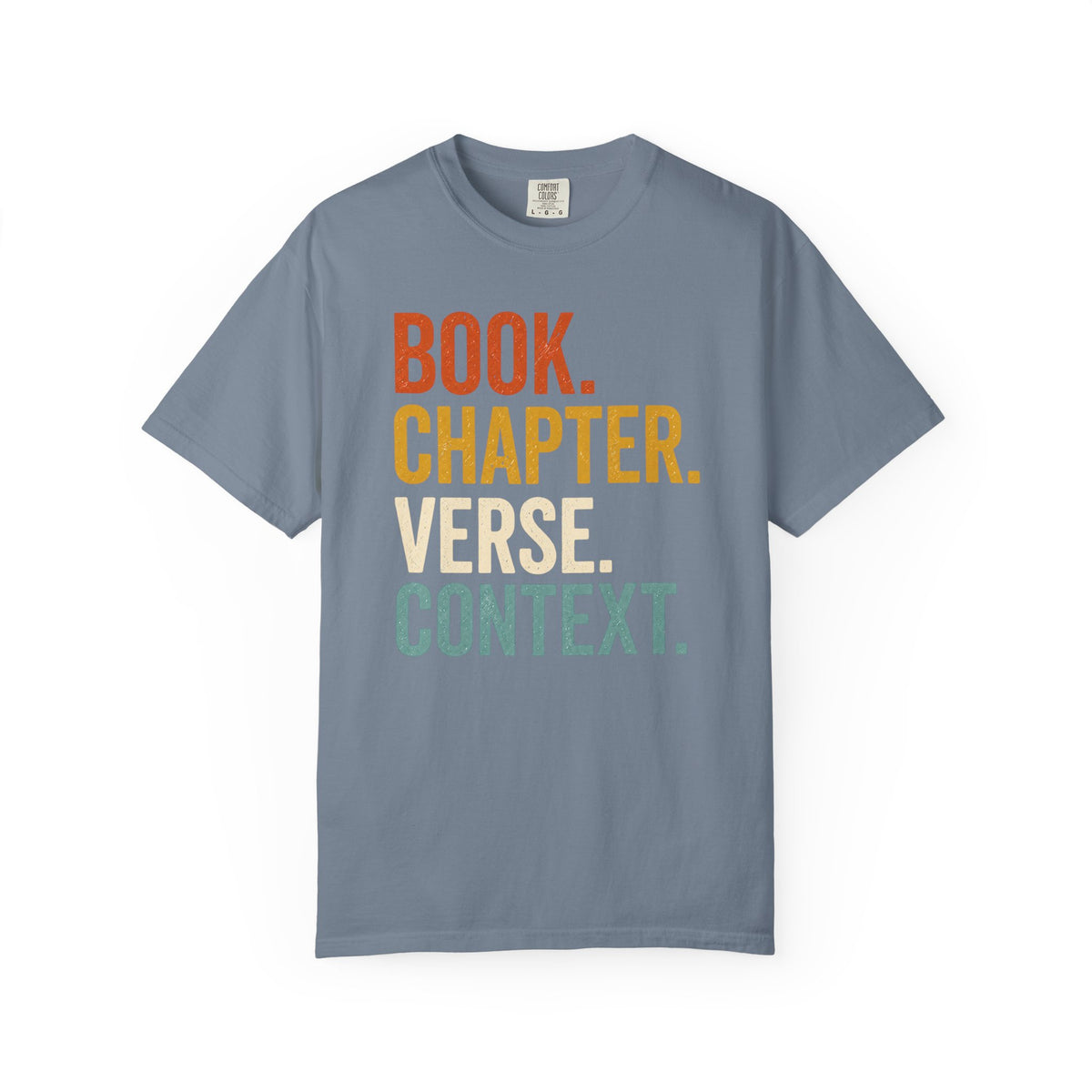 Book Chapter Verse Context T-Shirt product mockup