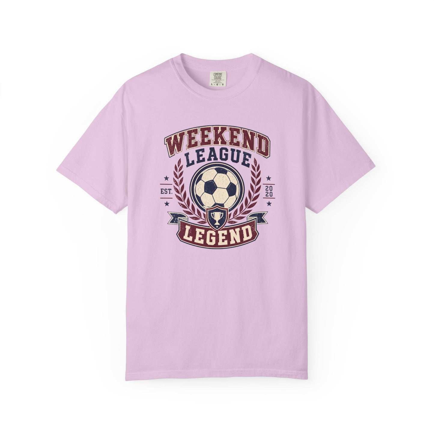 Weekend League Legend Soccer T-Shirt | Vintage Collegiate Soccer Graphic Tee