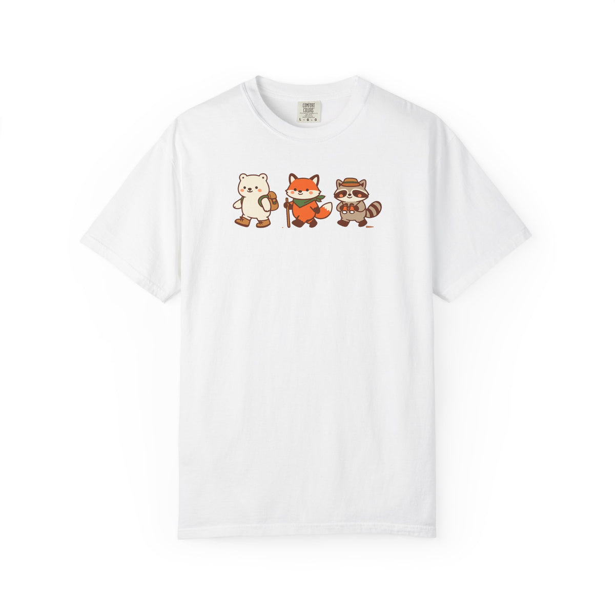 Trail Buddies – Cute Woodland Hiking T-Shirt
