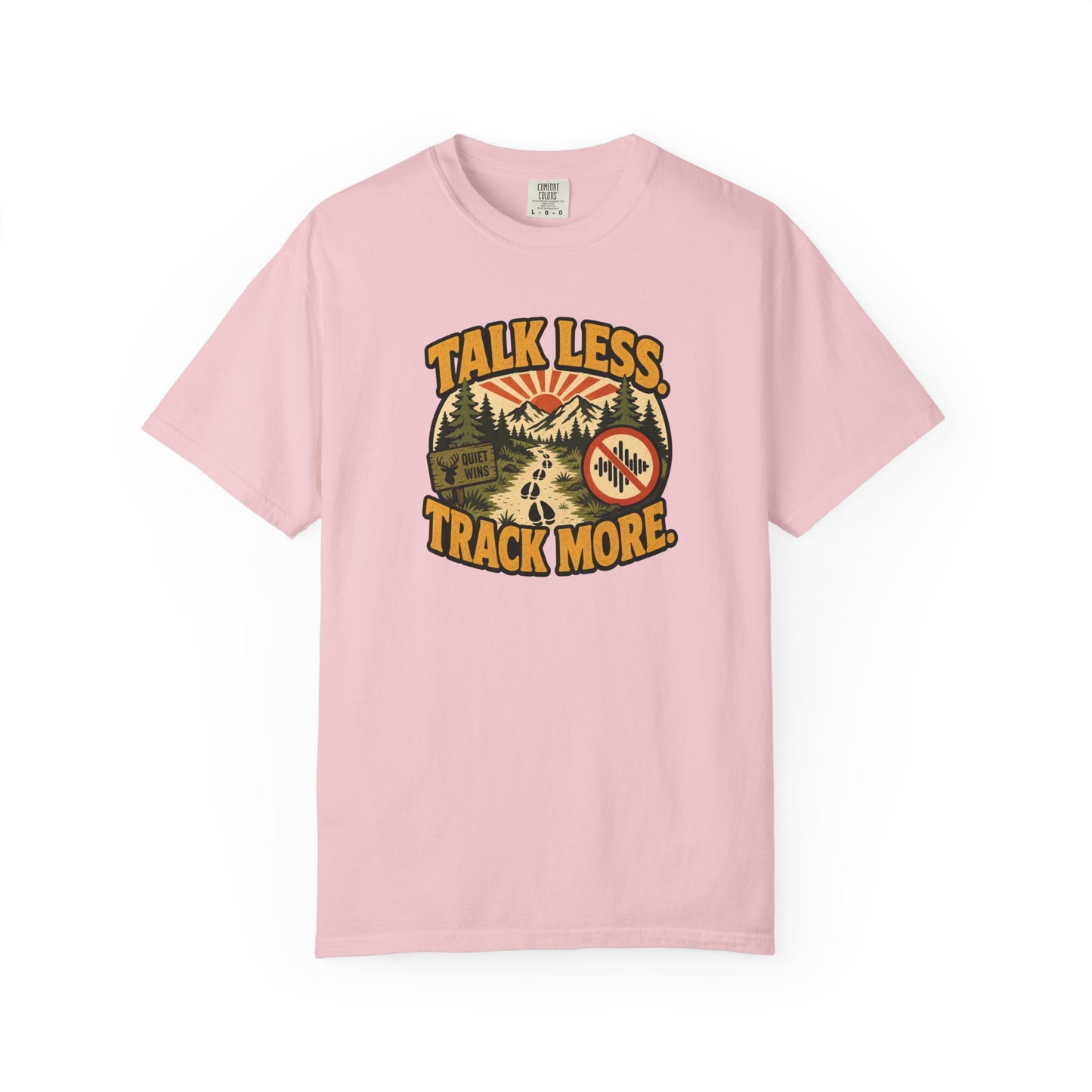 Talk Less Track More T-Shirt — Outdoor Trail Running & Hiking Graphic Tee
