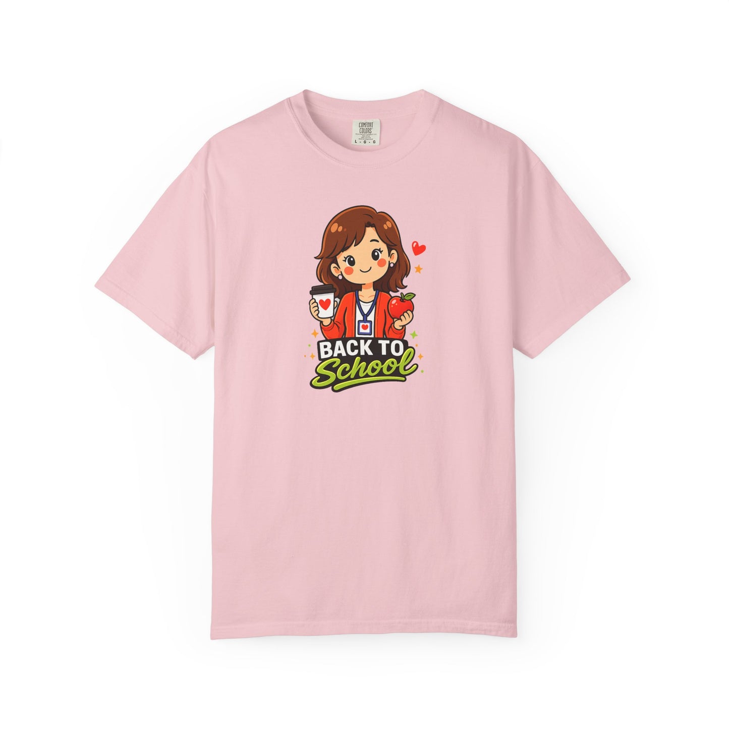 Cute Back to School Teacher Shirt – Coffee and Apple Graphic Tee