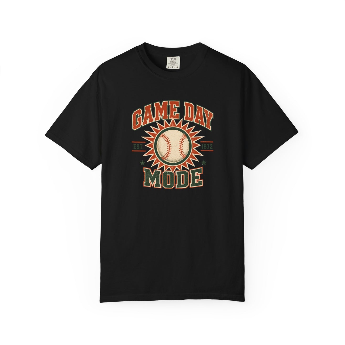 Game Day Mode Baseball T-Shirt | Vintage Retro Sports Graphic Tee
