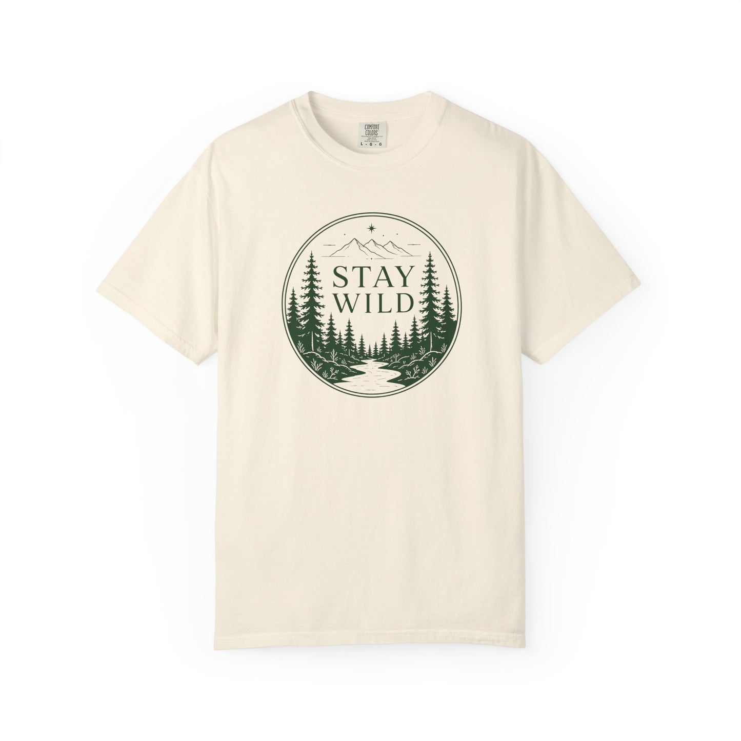 Stay Wild Shirt – Vintage Mountain and Forest Outdoor T-Shirt