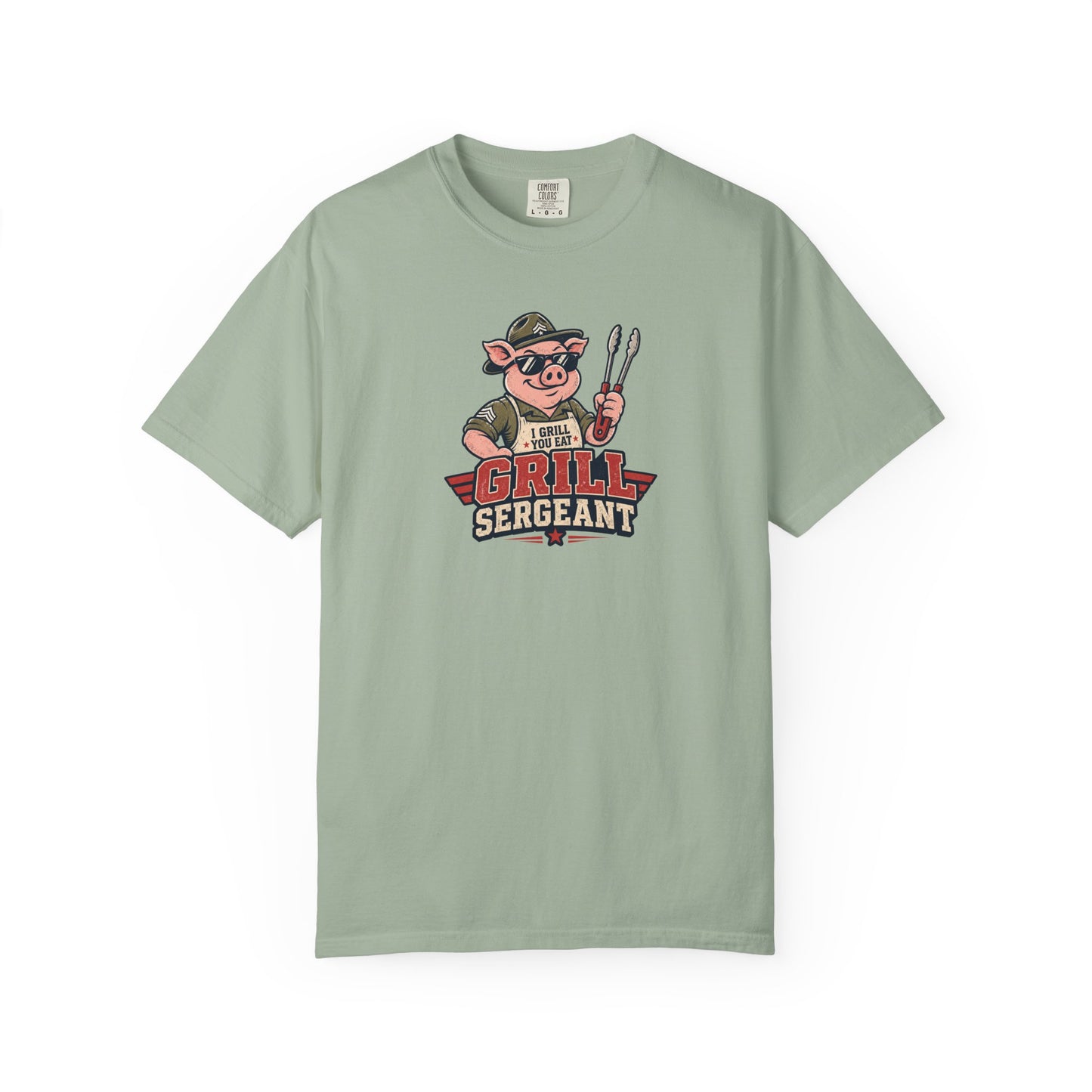 Grill Sergeant Shirt – Funny BBQ Pig Grilling T-Shirt