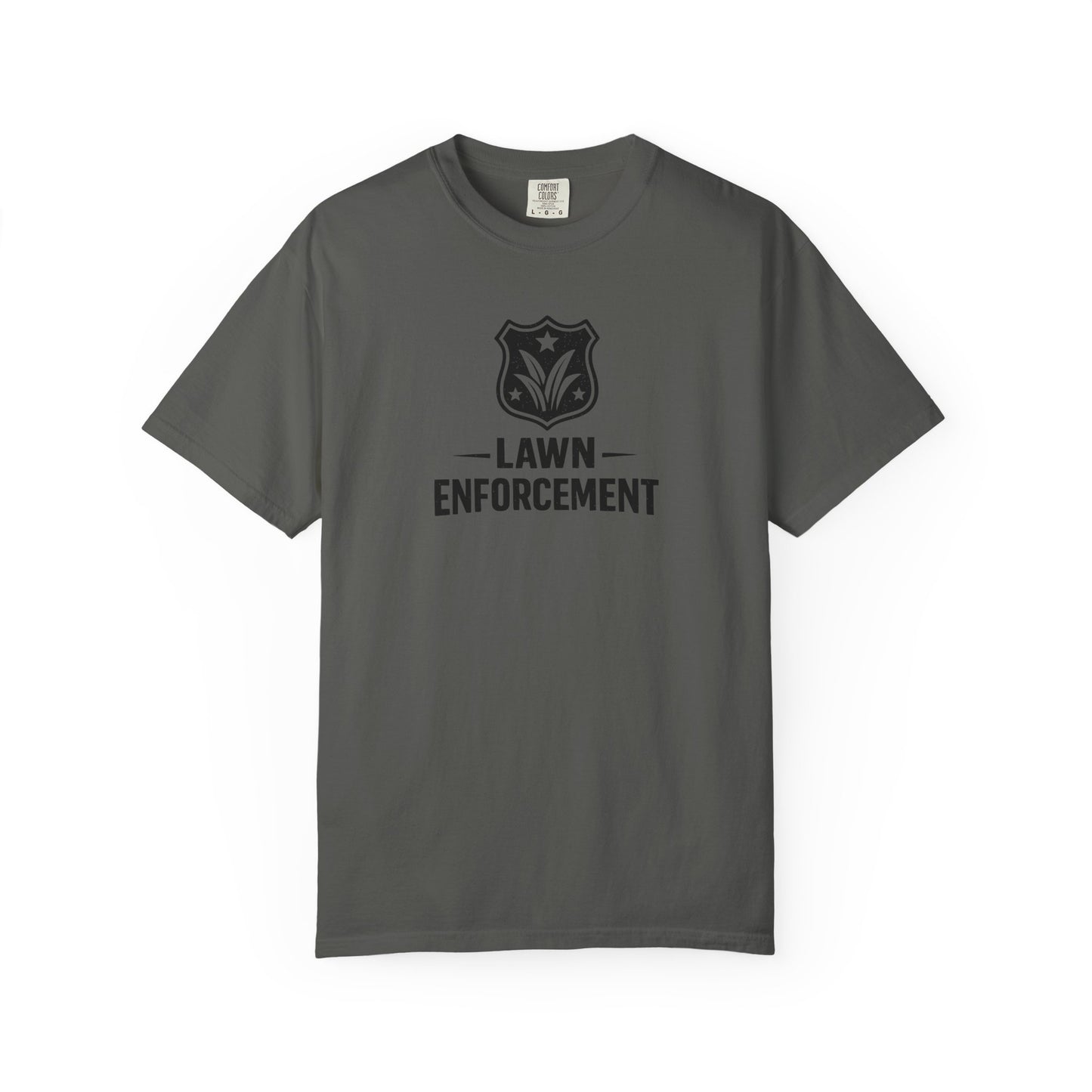 Lawn Enforcement T-Shirt | Funny Dad Lawn Care Graphic Tee