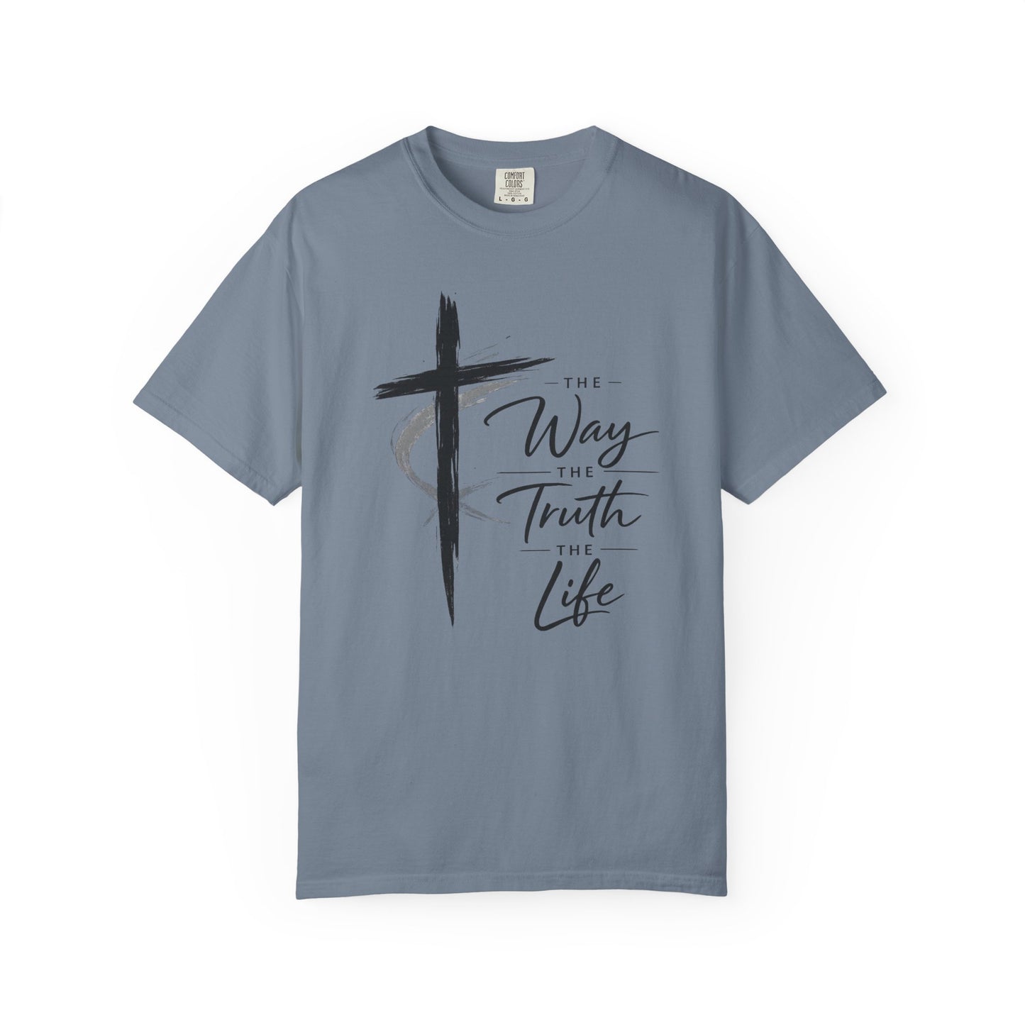 The Way The Truth The Life Christian Shirt – John 14:6 Cross Tee