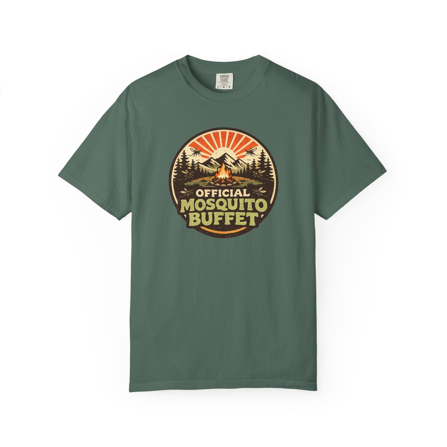 Official Mosquito Buffet T-Shirt | Funny Vintage Camping Graphic Tee