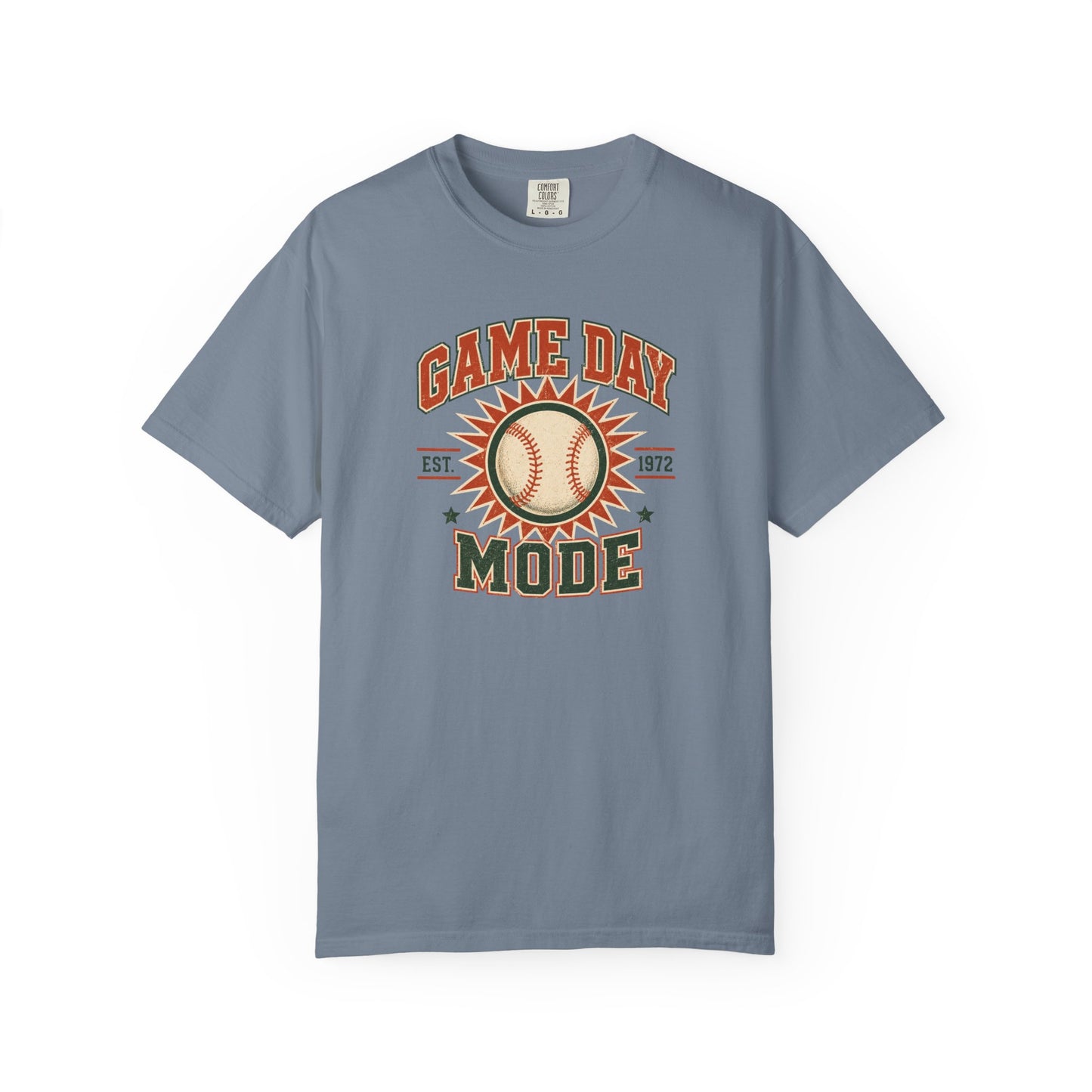 Game Day Mode Baseball T-Shirt | Vintage Retro Sports Graphic Tee