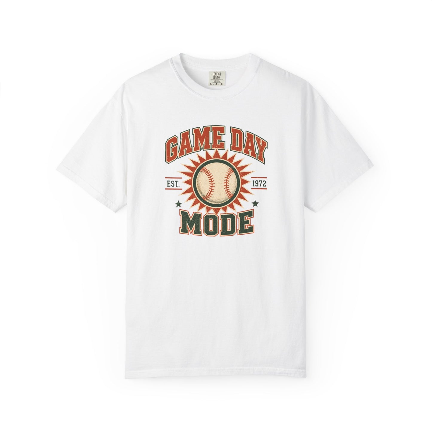 Game Day Mode Baseball T-Shirt | Vintage Retro Sports Graphic Tee