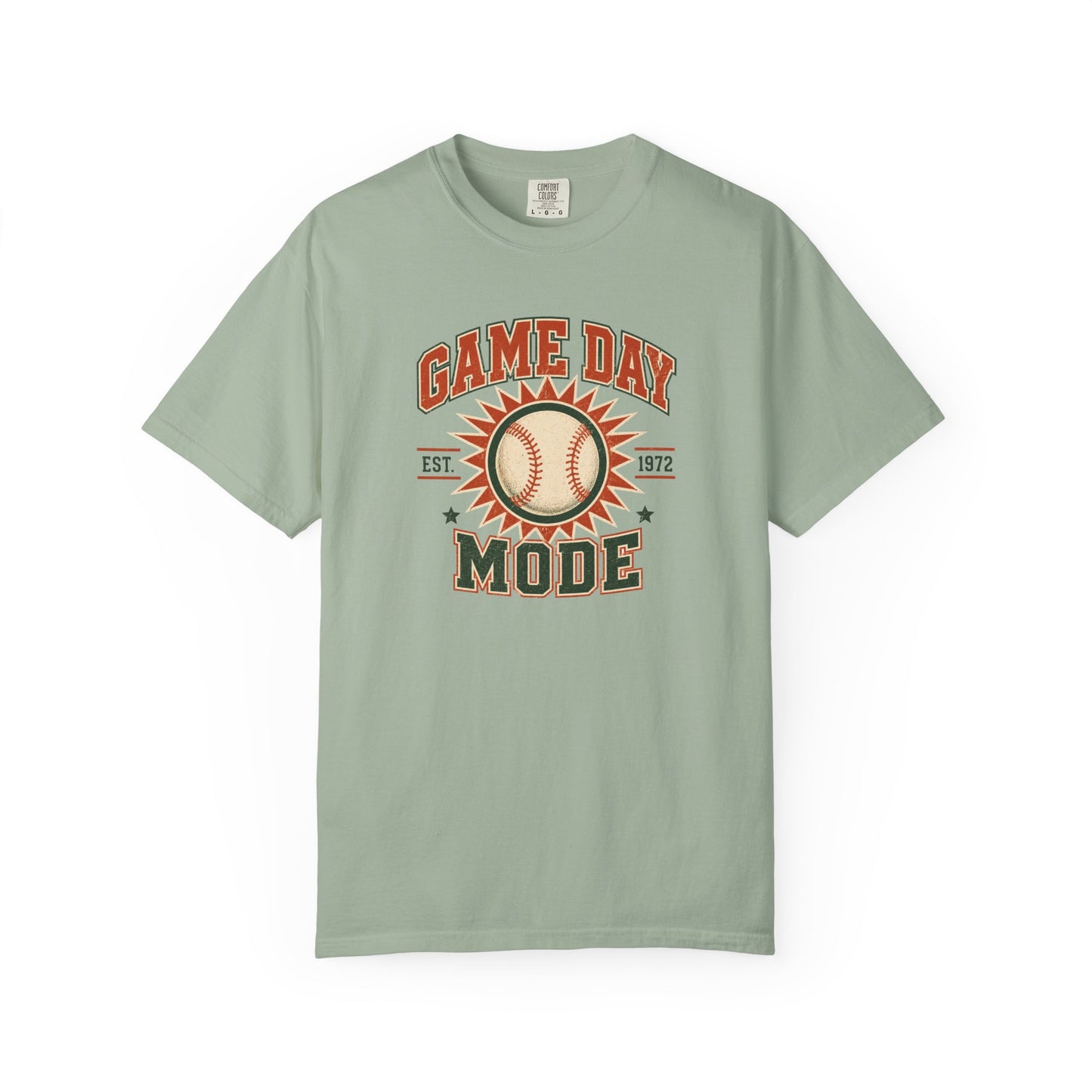 Game Day Mode Baseball T-Shirt | Vintage Retro Sports Graphic Tee