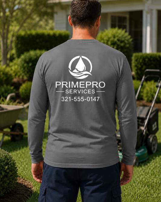 Custom T-Shirt Long Sleeve with Your Design - Upload Your Logo