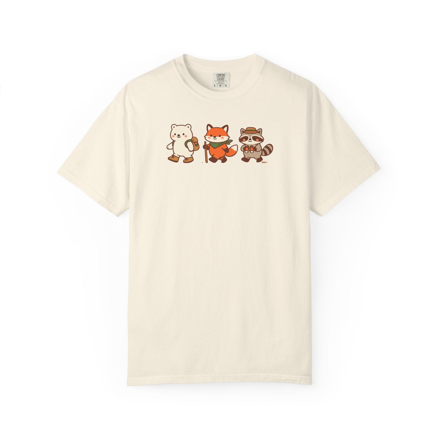Trail Buddies – Cute Woodland Hiking T-Shirt