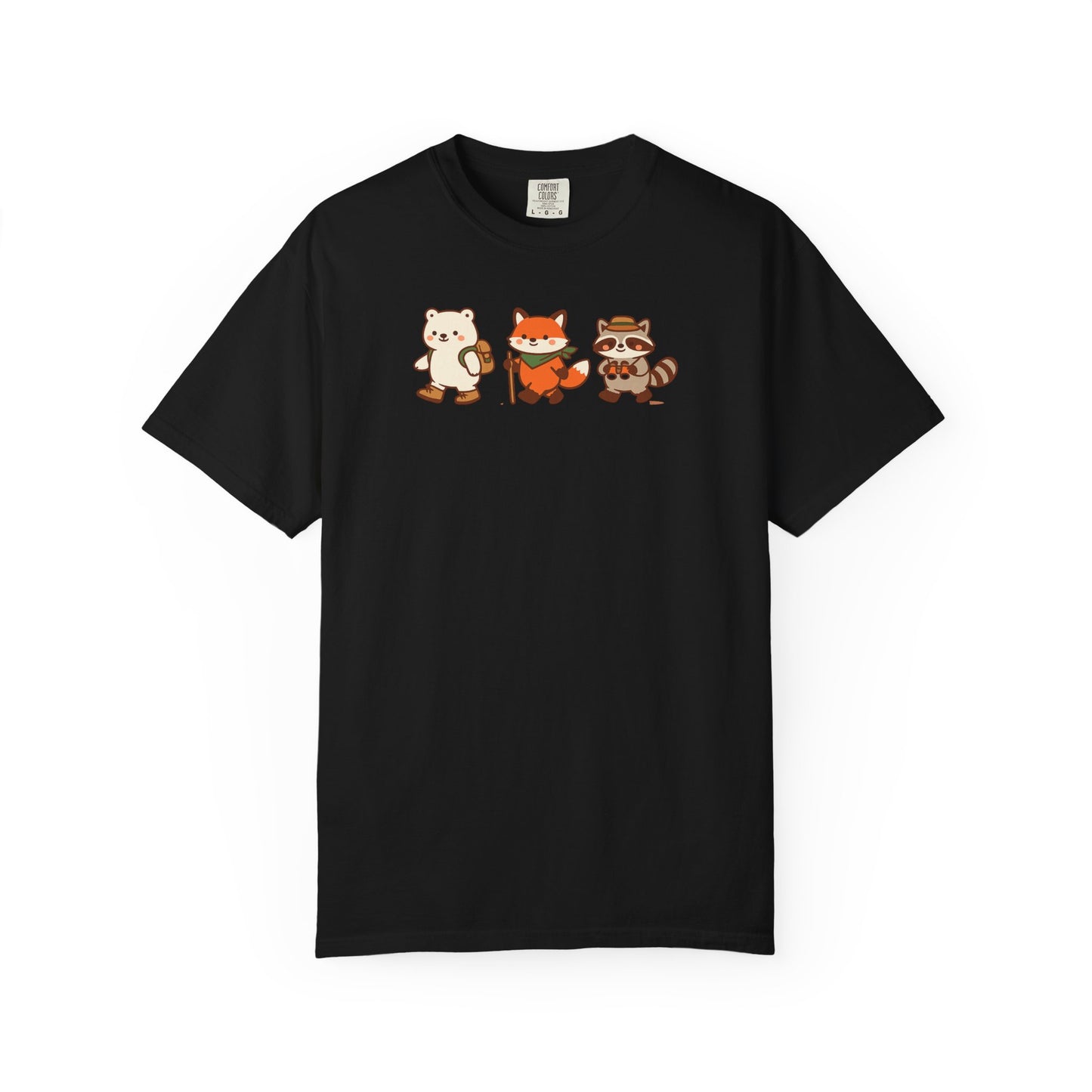 Trail Buddies – Cute Woodland Hiking T-Shirt