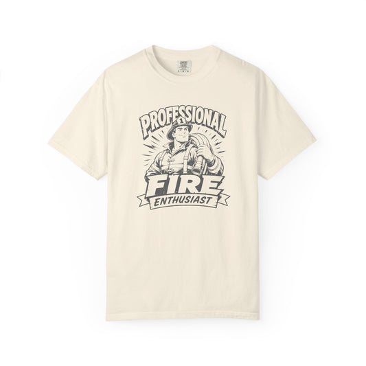 Professional Fire Enthusiast T-Shirt product mockup