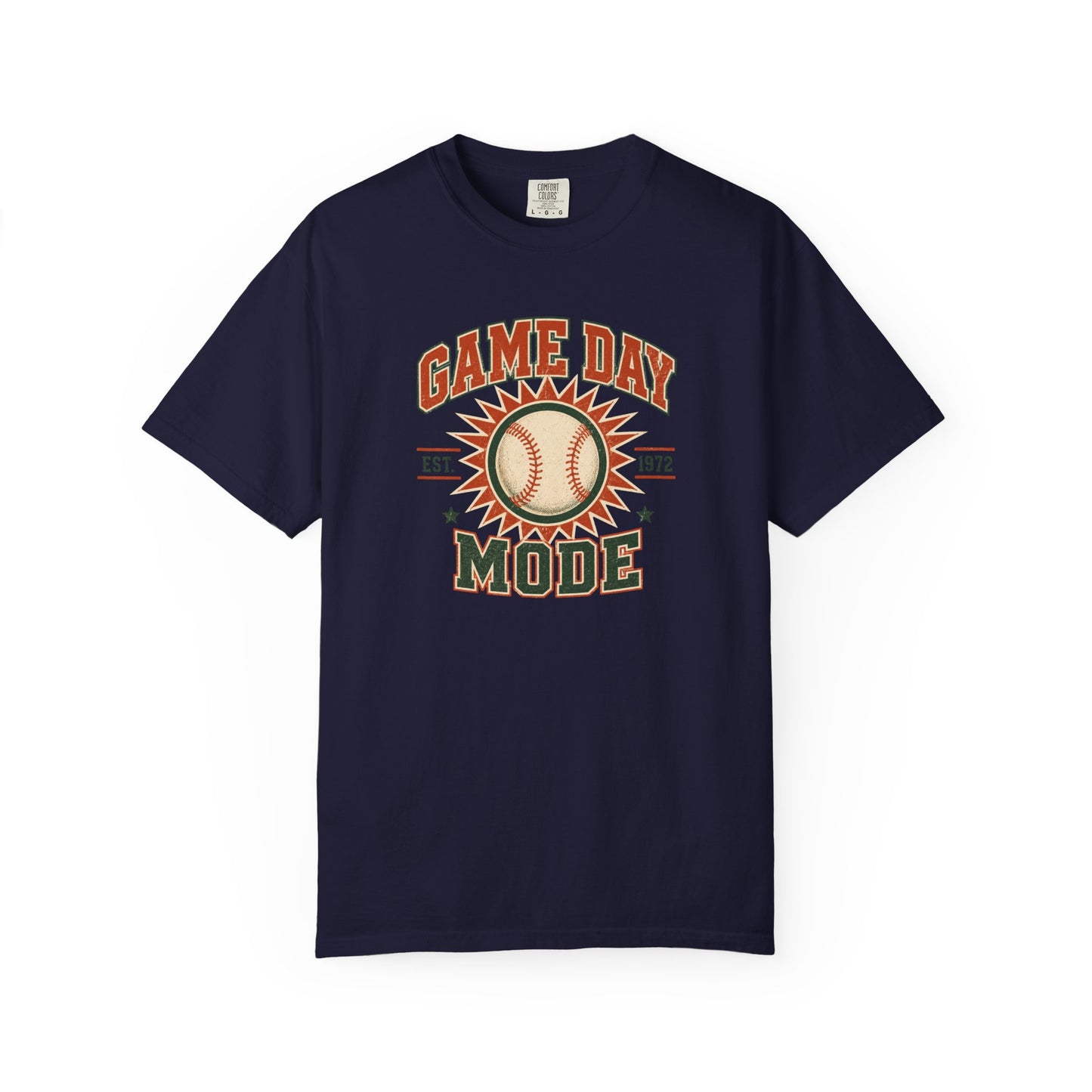 Game Day Mode Baseball T-Shirt | Vintage Retro Sports Graphic Tee