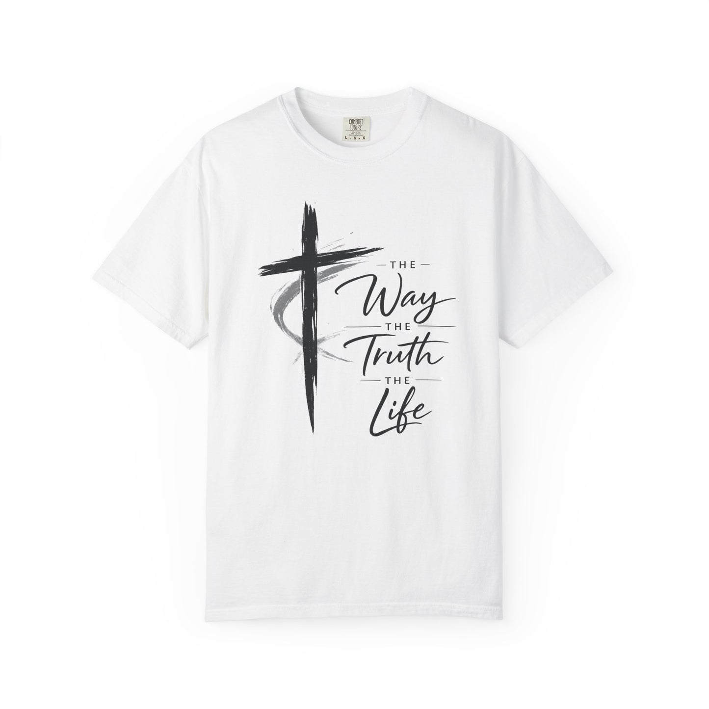 The Way The Truth The Life Christian Shirt – John 14:6 Cross Tee