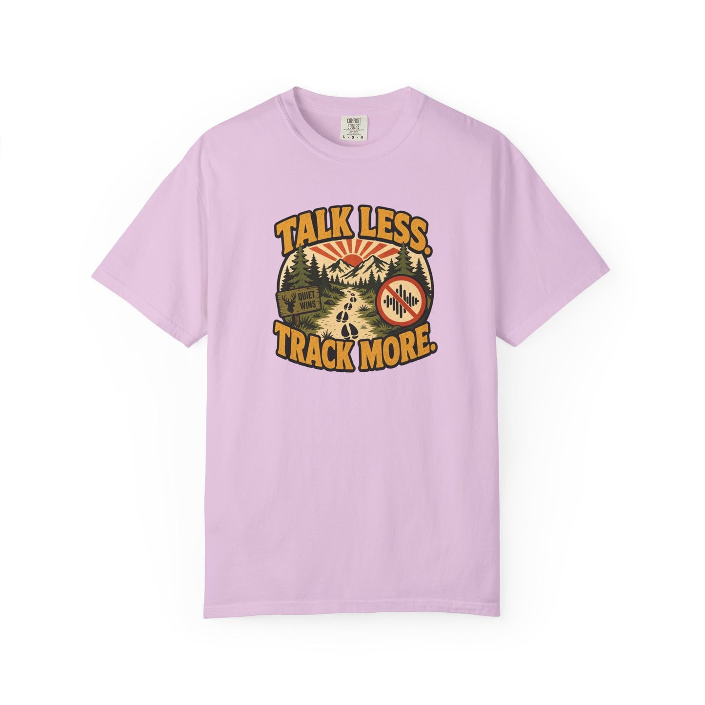 Talk Less Track More T-Shirt — Outdoor Trail Running & Hiking Graphic Tee