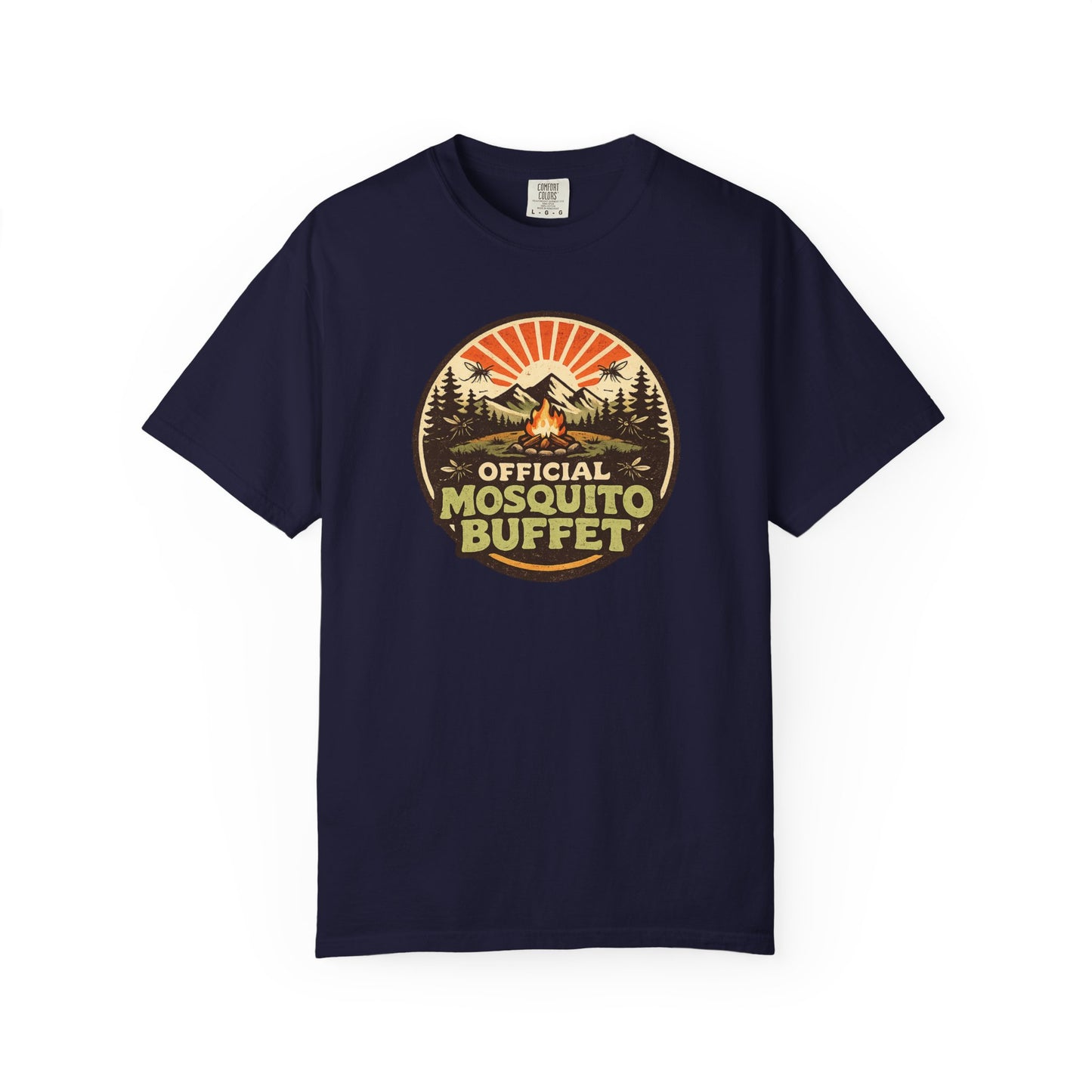 Official Mosquito Buffet T-Shirt | Funny Vintage Camping Graphic Tee