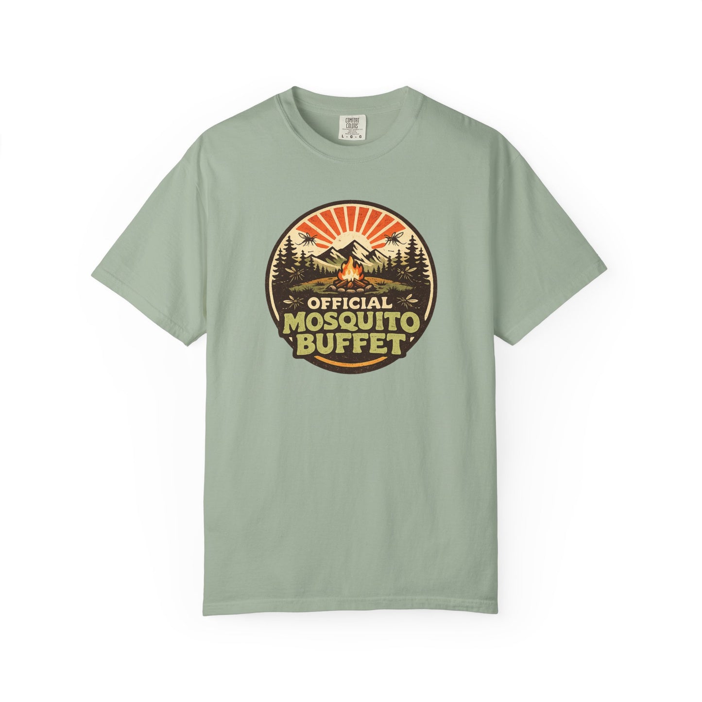 Official Mosquito Buffet T-Shirt | Funny Vintage Camping Graphic Tee