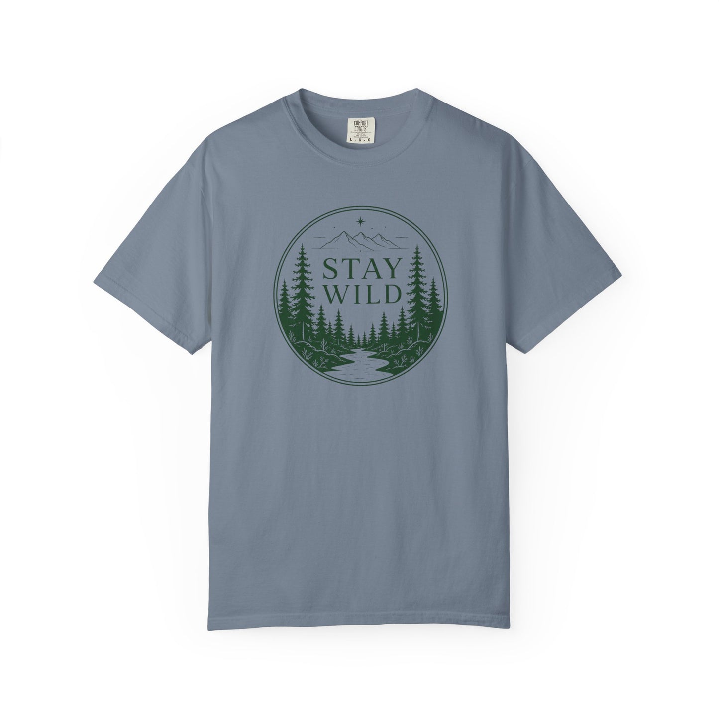 Stay Wild Shirt – Vintage Mountain and Forest Outdoor T-Shirt