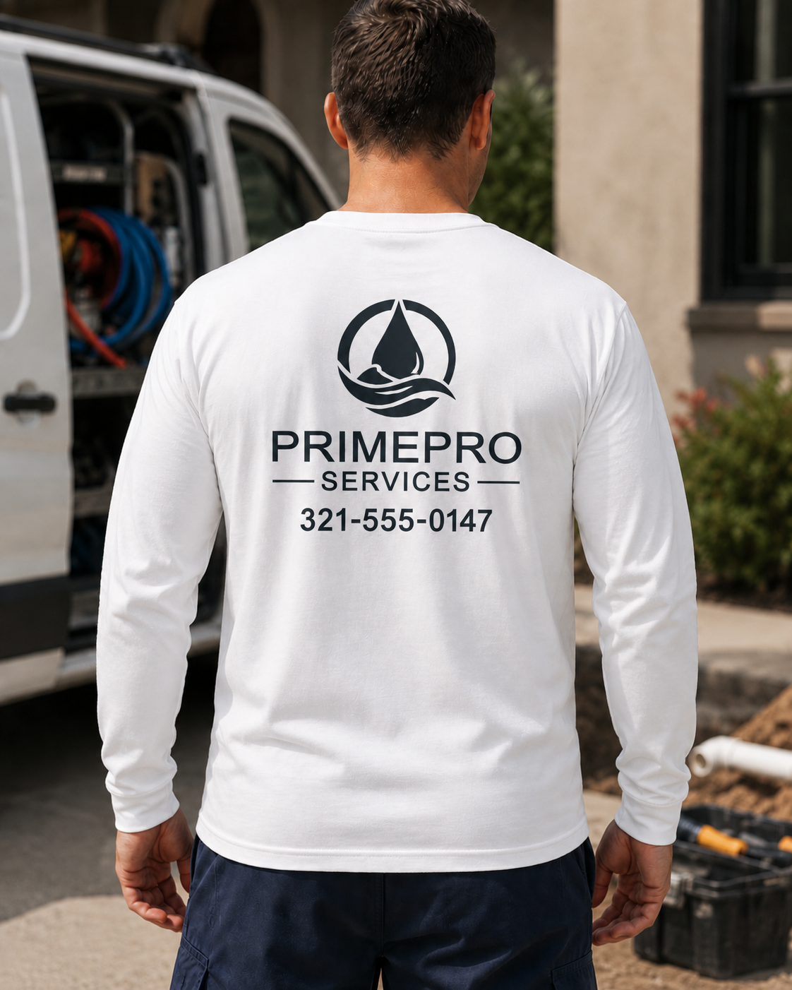 Custom T-Shirt Long Sleeve with Your Design - Upload Your Logo