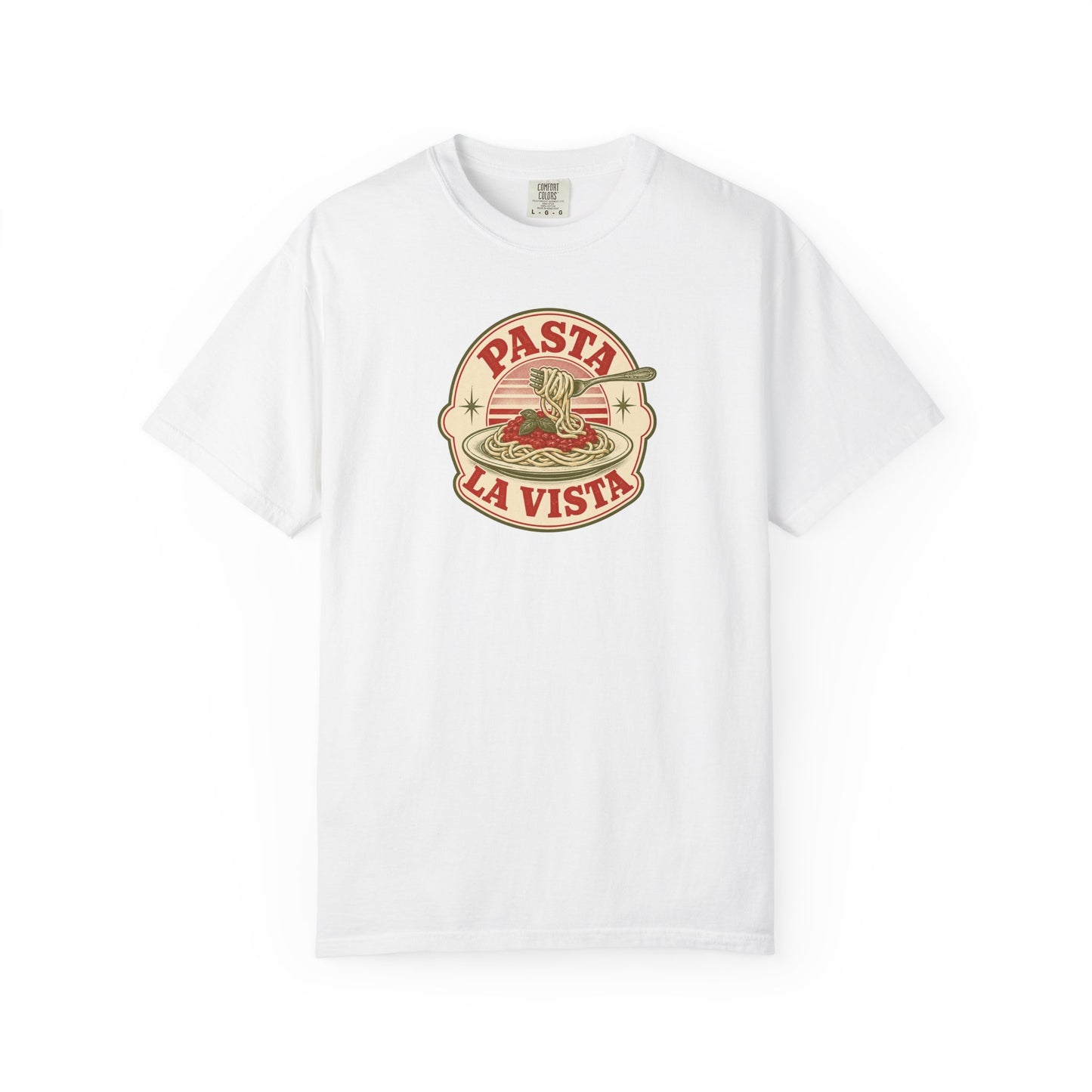 Pasta La Vista T-Shirt | Funny Vintage Italian Food Graphic Tee